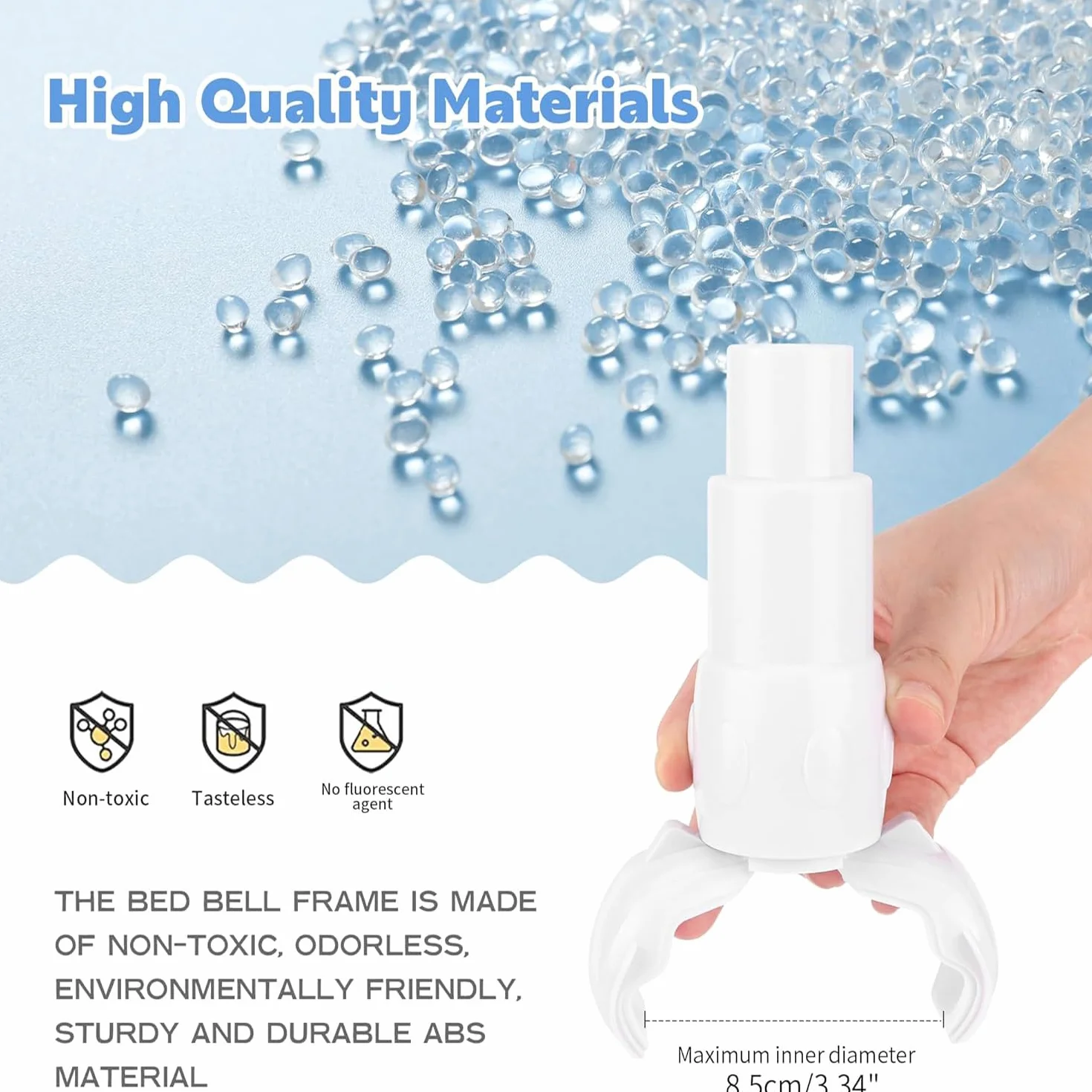 Soporte Móvil para Bebés, Soporte Campanilla Cuna Móvil, Soporte Móvil Ajustable para Bebés, Soporte para Móvil para Bebé, Soporte de Campana de Cama para Colgar Campanillas Decoración