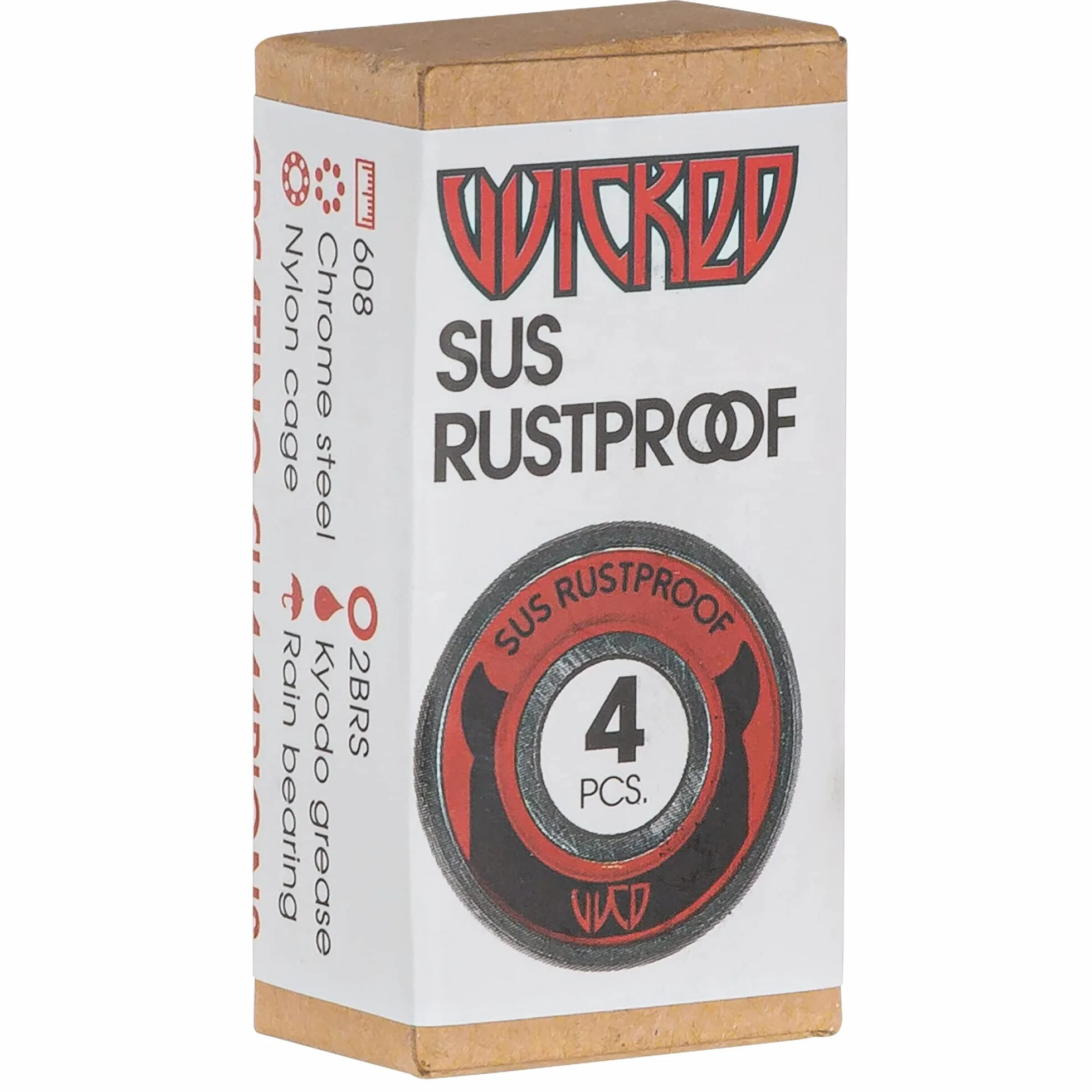 Wicked Rodamiento Roller SUV Rustproof 4-Pack