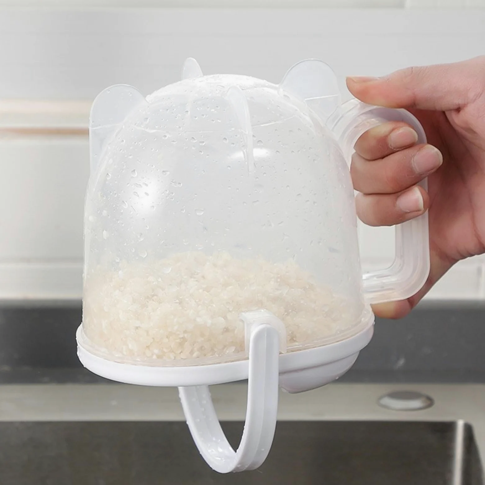 Colador de Verduras, Escurridor de arroz, colador de Lavado, escurridor, Cesta de Cocina, Cesta de arroz para Remojar