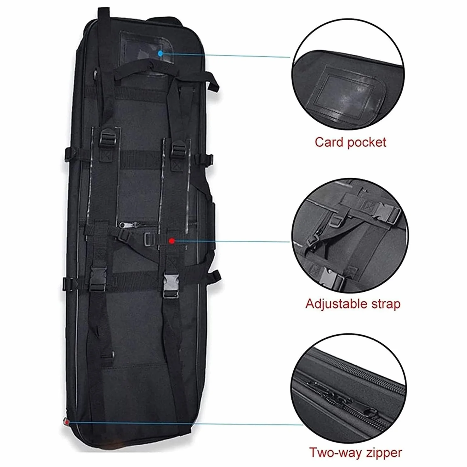 Airsoft Armas Mochila para Fusil Bolsa Táctica Porta Escopeta Caza