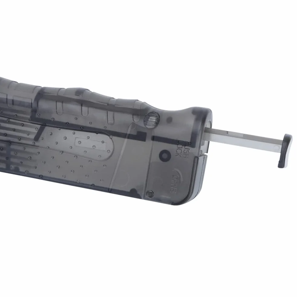 Cargador de Velocidad Universal Airsoft para BBS de 4,5 mm, Cargador RáPido Manual de 250 Rondas con 4 Adaptadores, Herramienta de Carga Alta de Paintball Militar TáCtico