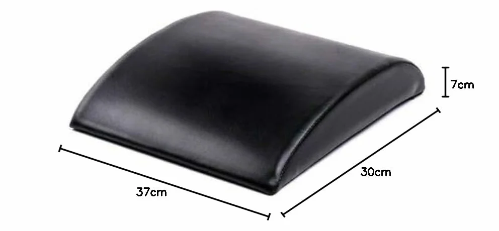 VLFit Alfombrilla para abdominales para ejercicios abdominales para entrenamiento central, soporte de espalda baja, dolor de espalda, yoga, gimnasio y entrenamiento en casa | Soporta una gama completa
