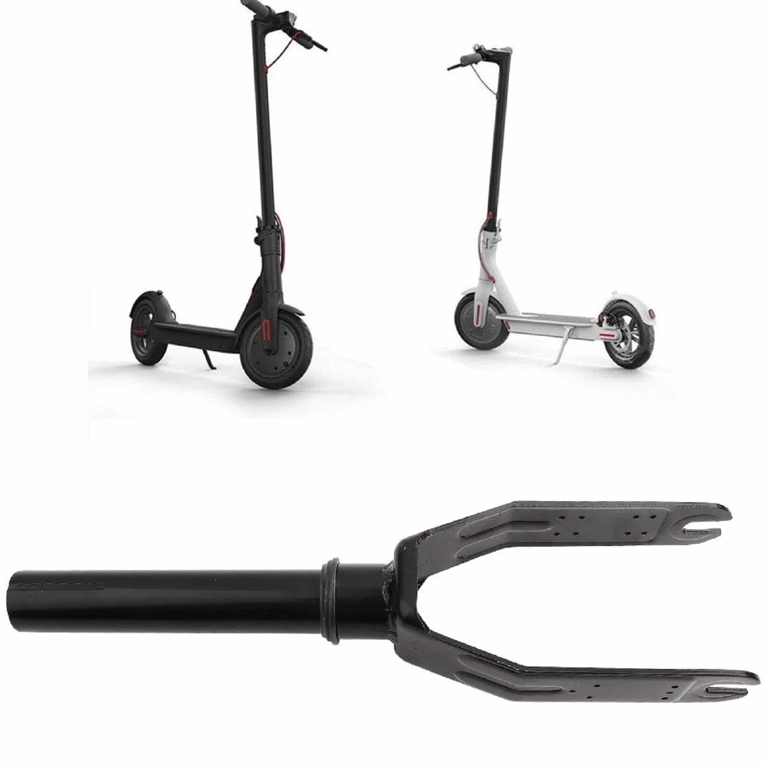 Scooter Horquilla Delantera Aleación - Scooter Eléctrico Horquilla Delantera Aluminio Horquilla Delantera Pieza reemplazada Compatible con Xiaomi Mijia M365