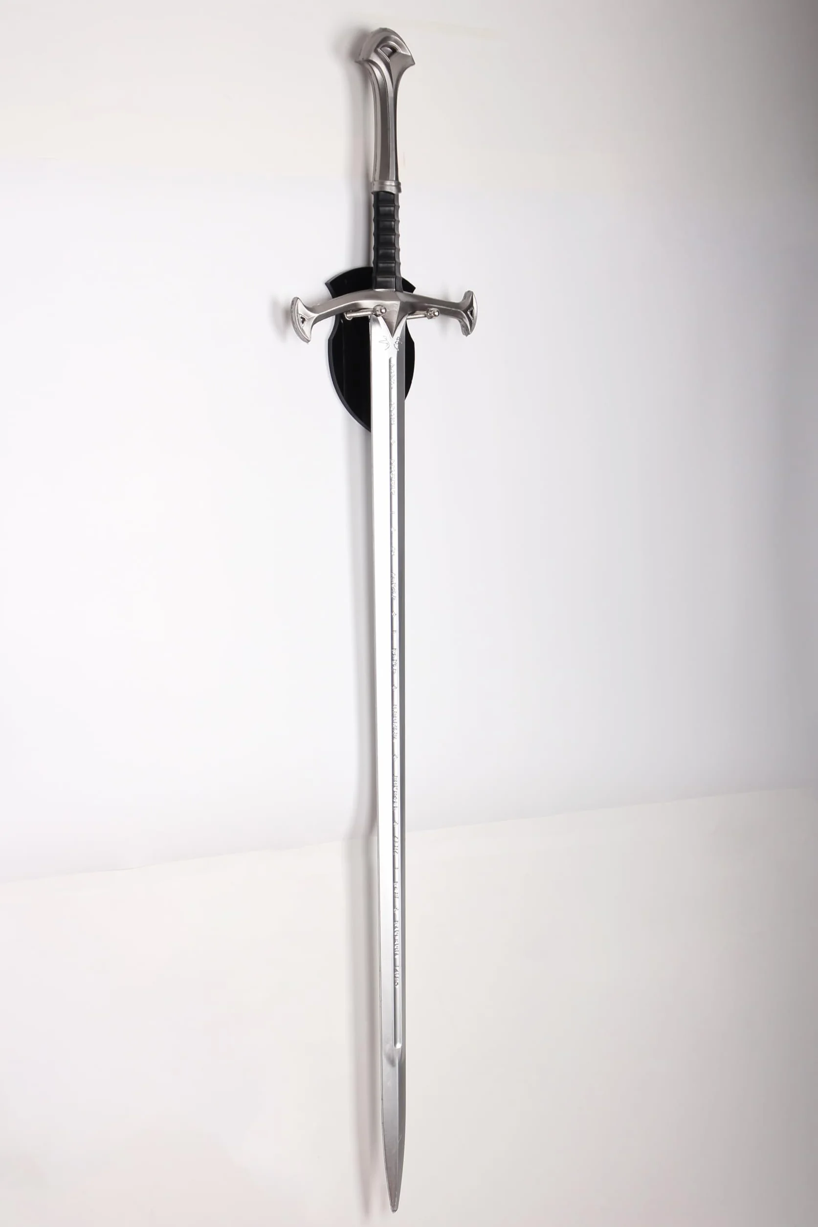 WANLIAN Soporte de espada vertical universal de pared, Negro 1 pieza