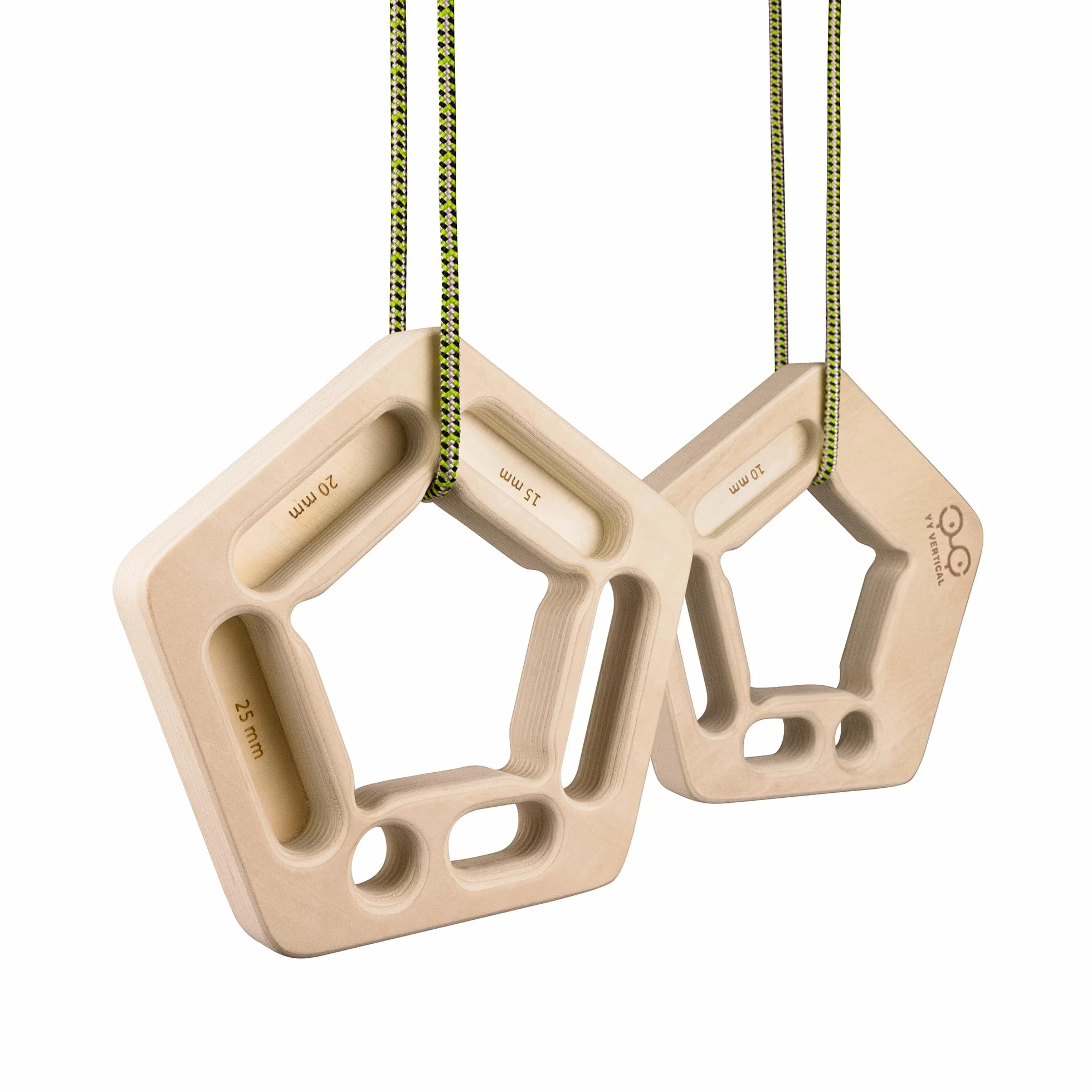 YY Vertical Penta Multipresa de Madera Hangboard Ligero Portátil para Escalada y Entrenamiento Funcional