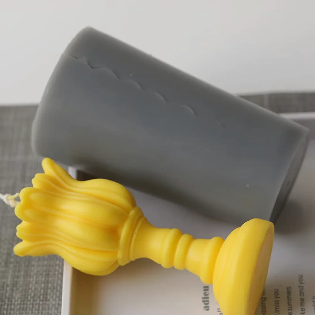 Molde de silicona para velas aromáticas, yeso, epoxi, jabón, para decoración de fragancias del hogar