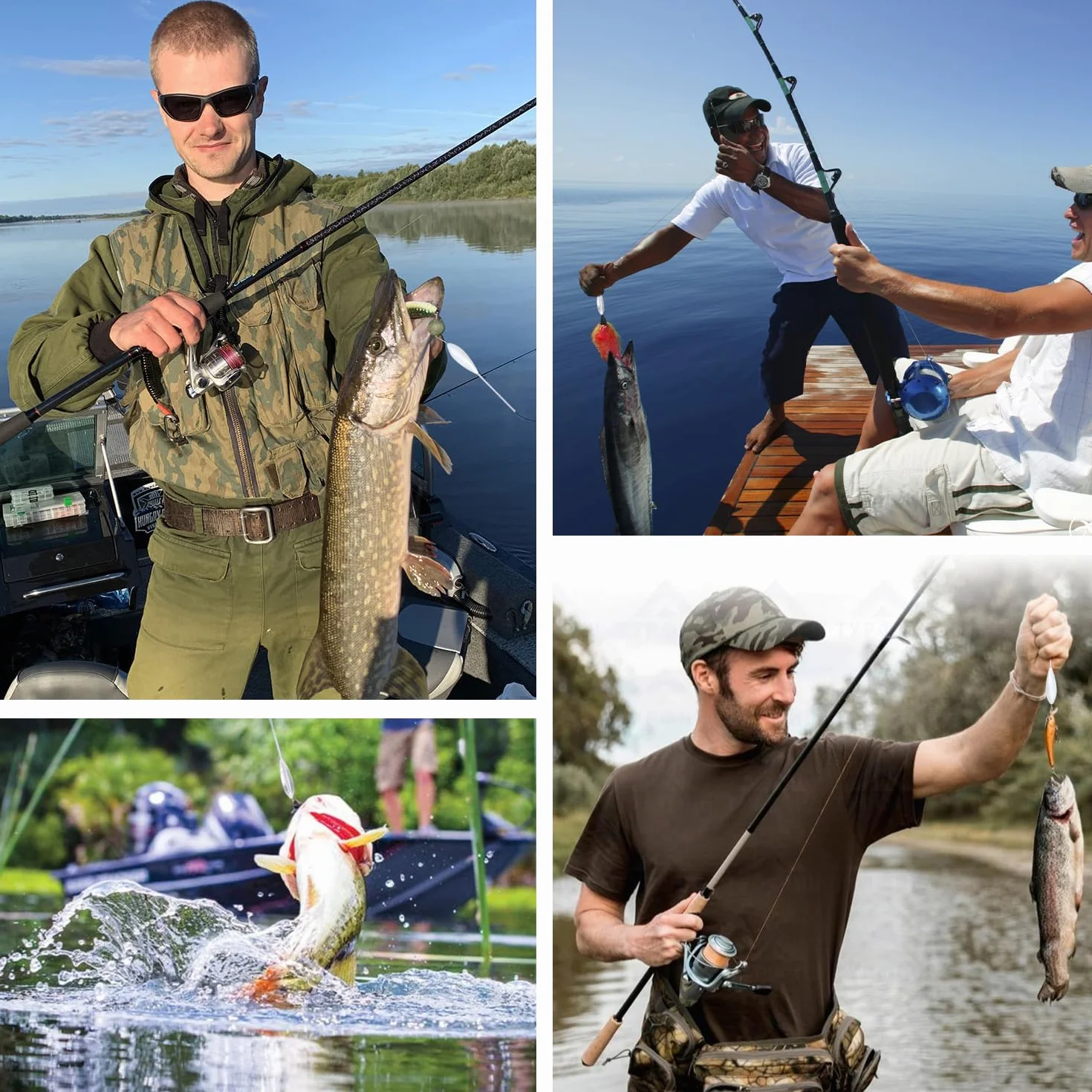 8 Piezas Flotador Pesca Boyas Bombetas Trucha Hundimiento Mar Juego