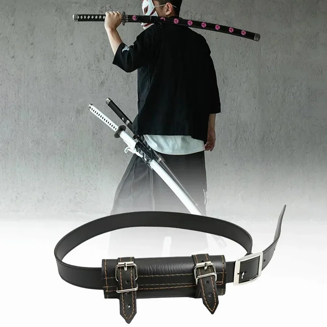 Cinturón para Katana Robusto, Accesorio para Recreaciones, Cosplay y Entusiastas Samurai