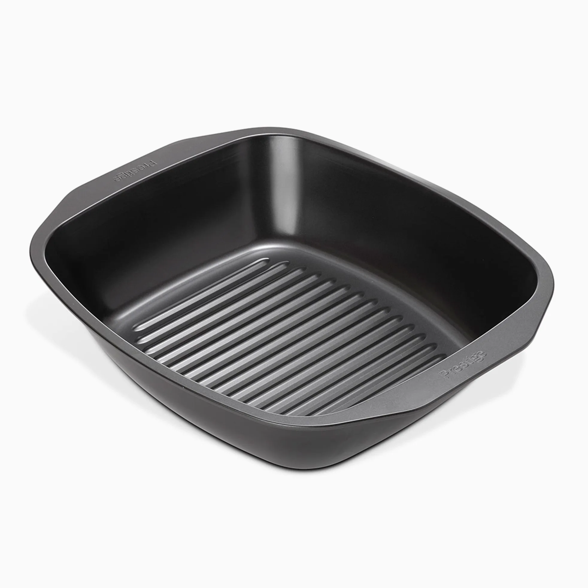 Prestige Bandeja para asar grande – Bandeja antiadherente para hornear con bandeja integral para asar 42 x 34,5 x 9 cm, acero al carbono de calibre pesado y bandeja de horno apta para lavavajillas