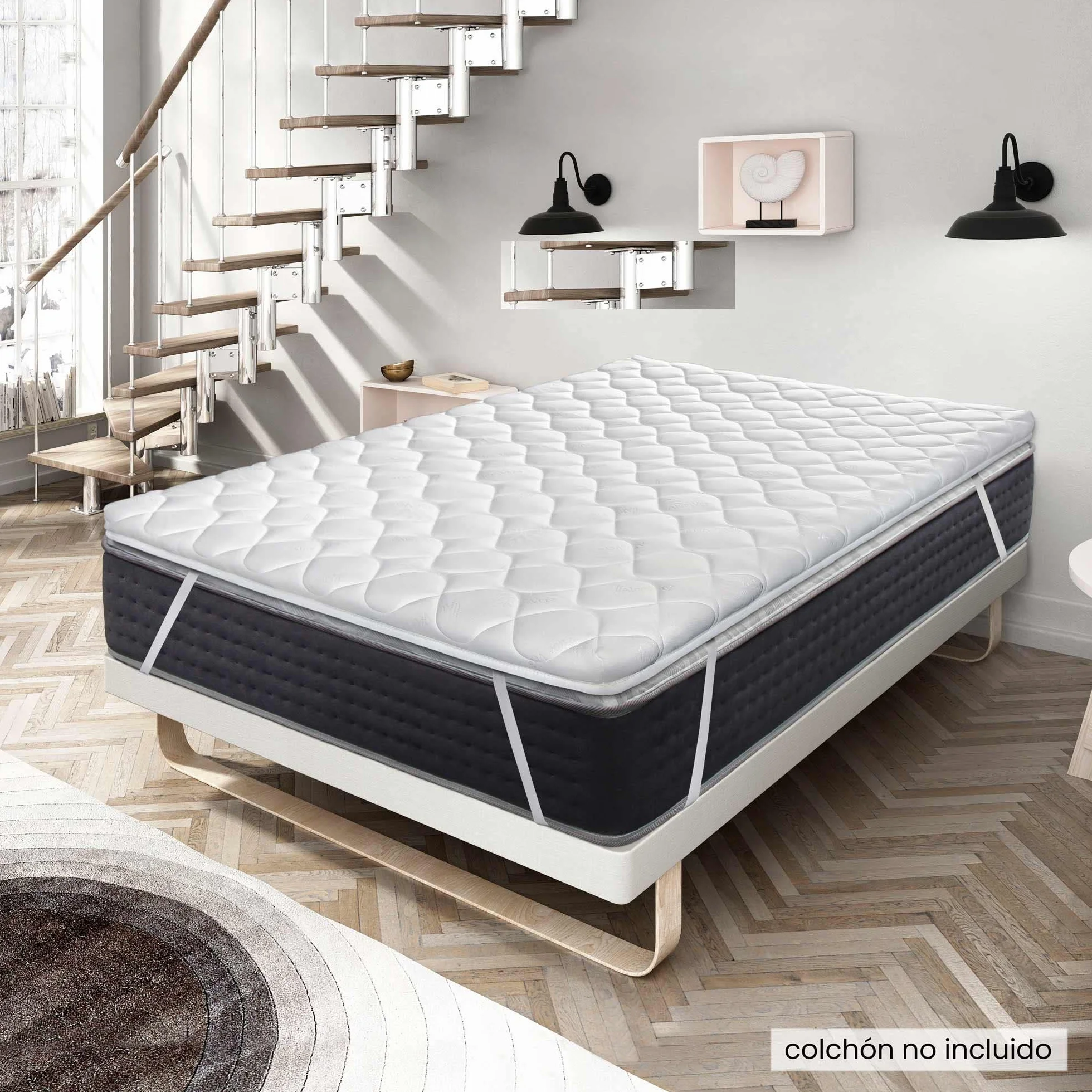Topper Viscosoft Basic Dreams de SonnoMattress 150x200x7
