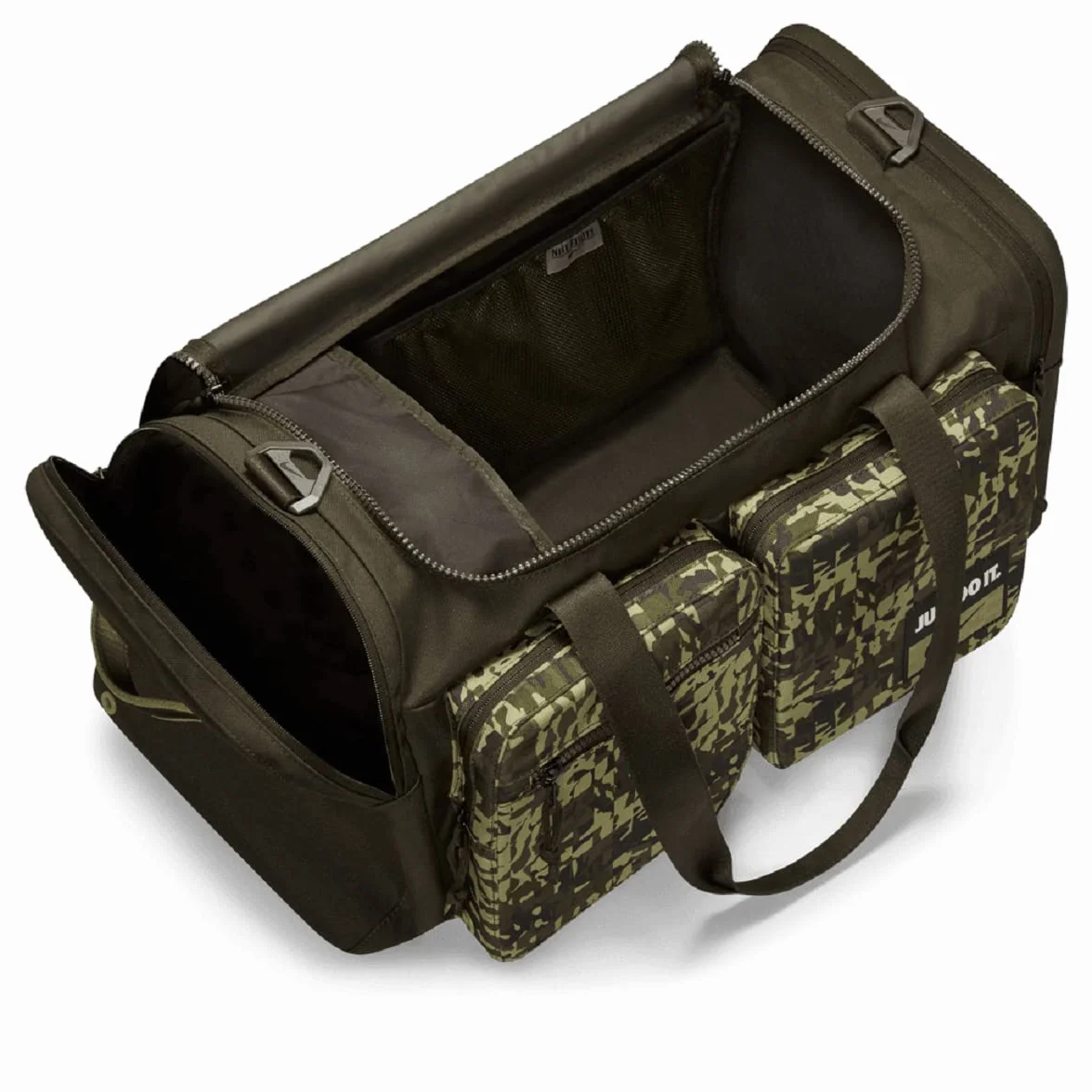 Nike Training Duffel Bag Utility Power Medium Sequoia/Sequoia/Alligator, Medium Sequoia/Sequoia/cocodrilo, Bolsa de Duffel