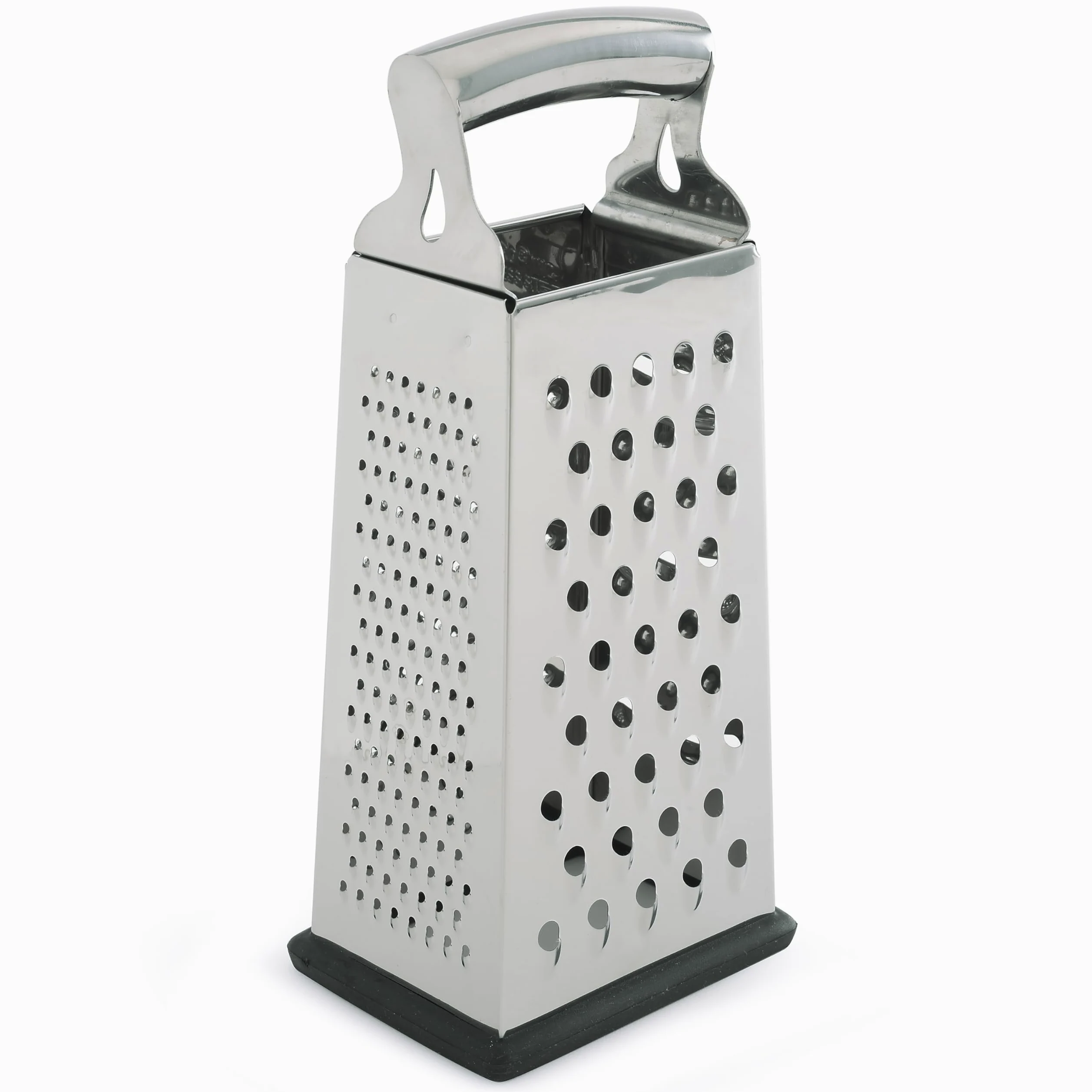 Norpro – Rallador con 4 caras, acero, color plateado, 9.5 x 4 x 3 inches
