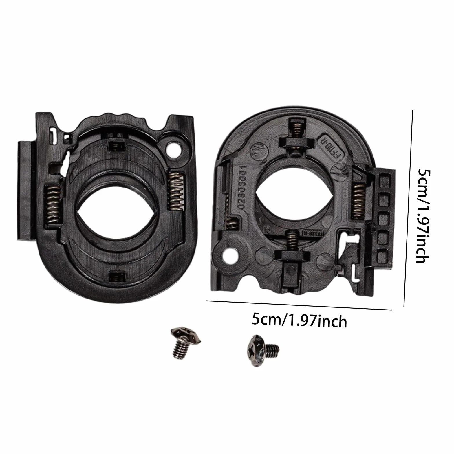 Oshhni Kit de Reemplazo de Base del Escudo del Casco Izquierda y Derecha para MT 2