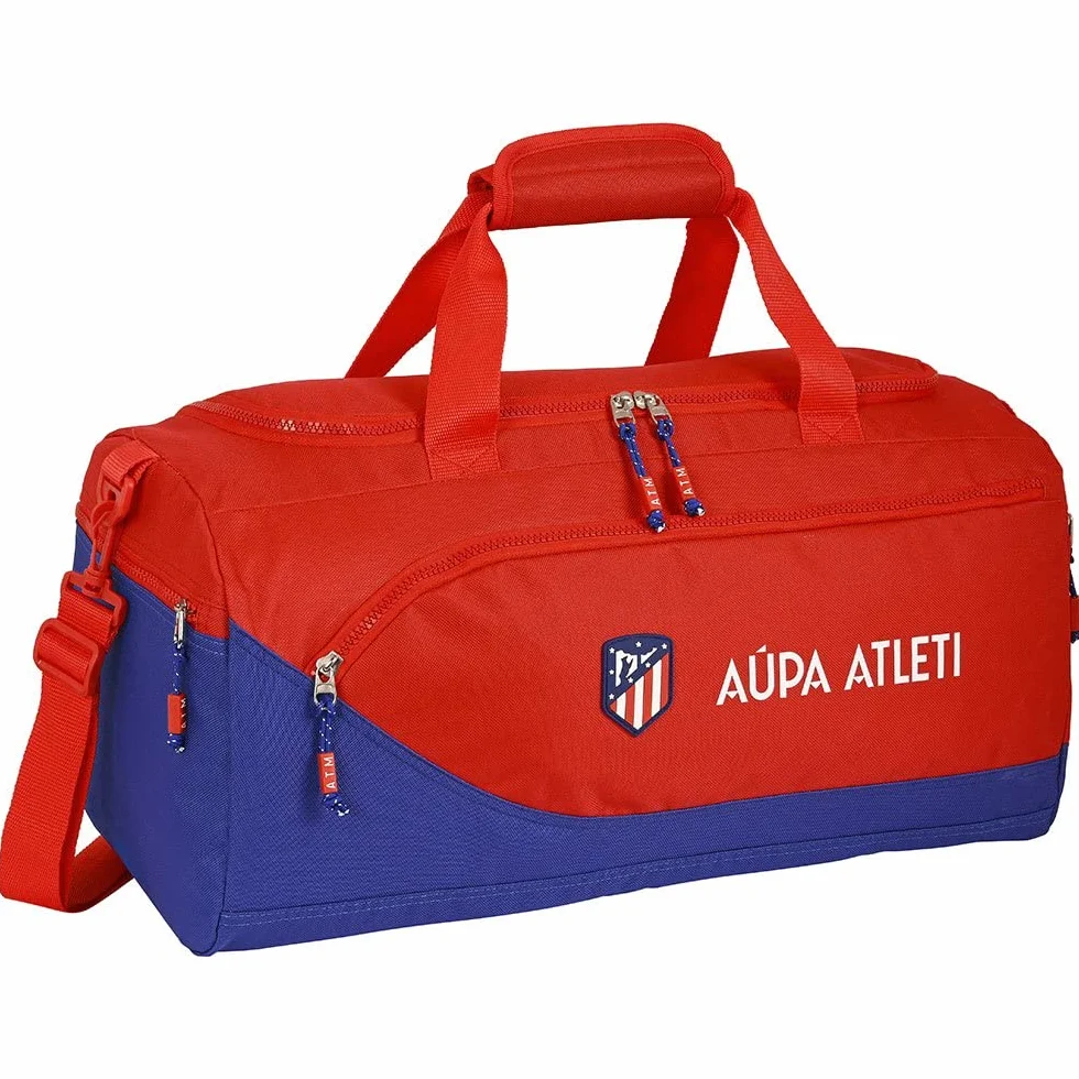 SAFTA Bolsa de Deporte Atlético de Madrid 500x250x250 mm Roja y Azul Marino