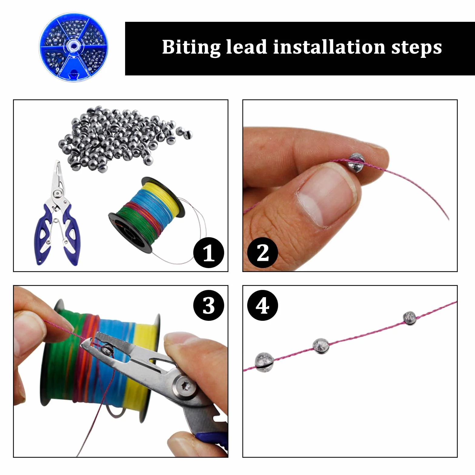 Set Flotadores de Pesca 10 Piezas con Float Stops para Trucha Lucioperca Tencas 0.6g-4.5g