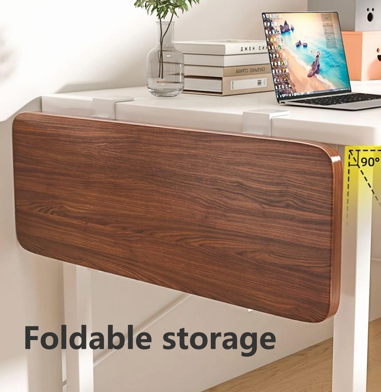 Ergonómica Bandeja Extensora De Escritorio Soporte, Extensión Teclado Ergonómica, No Es Necesario Perforar, Fácil Instalación, Plegable Para Hogar Tablero De Extensión De Escritorio B,90x25cm