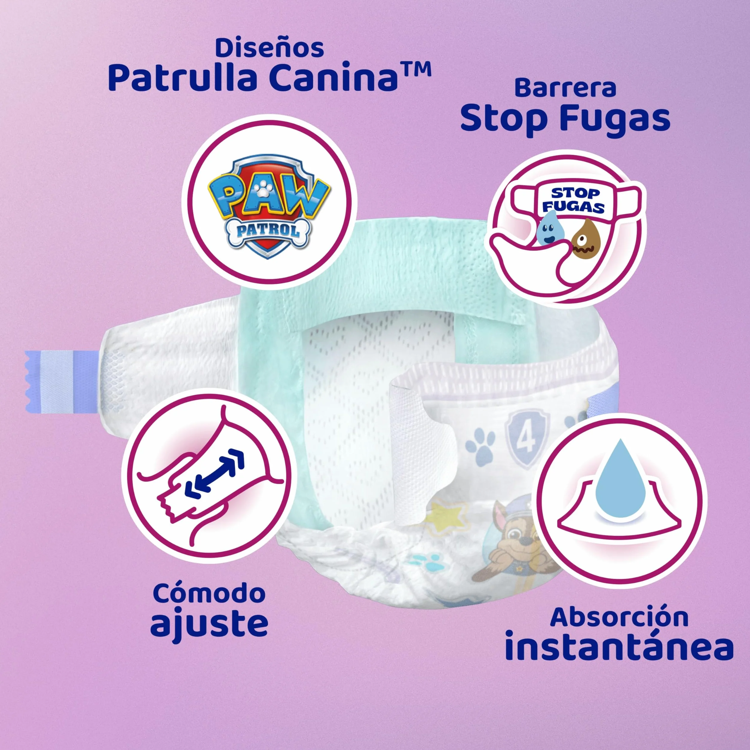 Dodot Pañales Bebé Activity Talla 4 (9-14 kg), 174 Pañales, Nuestro Nº1 en Absorción y Comodidad