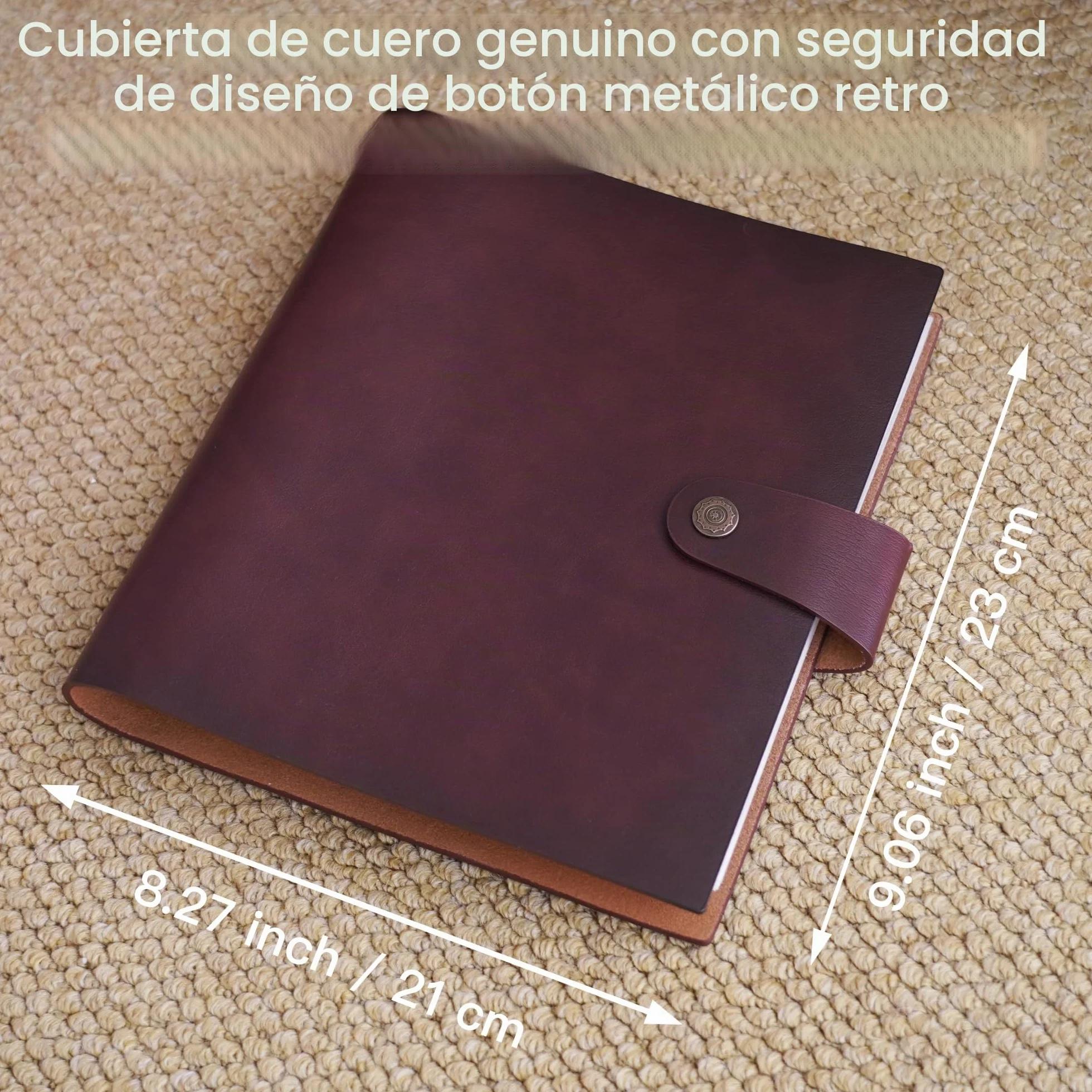 Álbum de fotos de cuero, 4 x 6 para 300 fotos, con espacio de escritura de 40 papeles de escritura, graduación, viajes, familia, boda, niños, graduación, bebé, álbum de recortes, color marrón