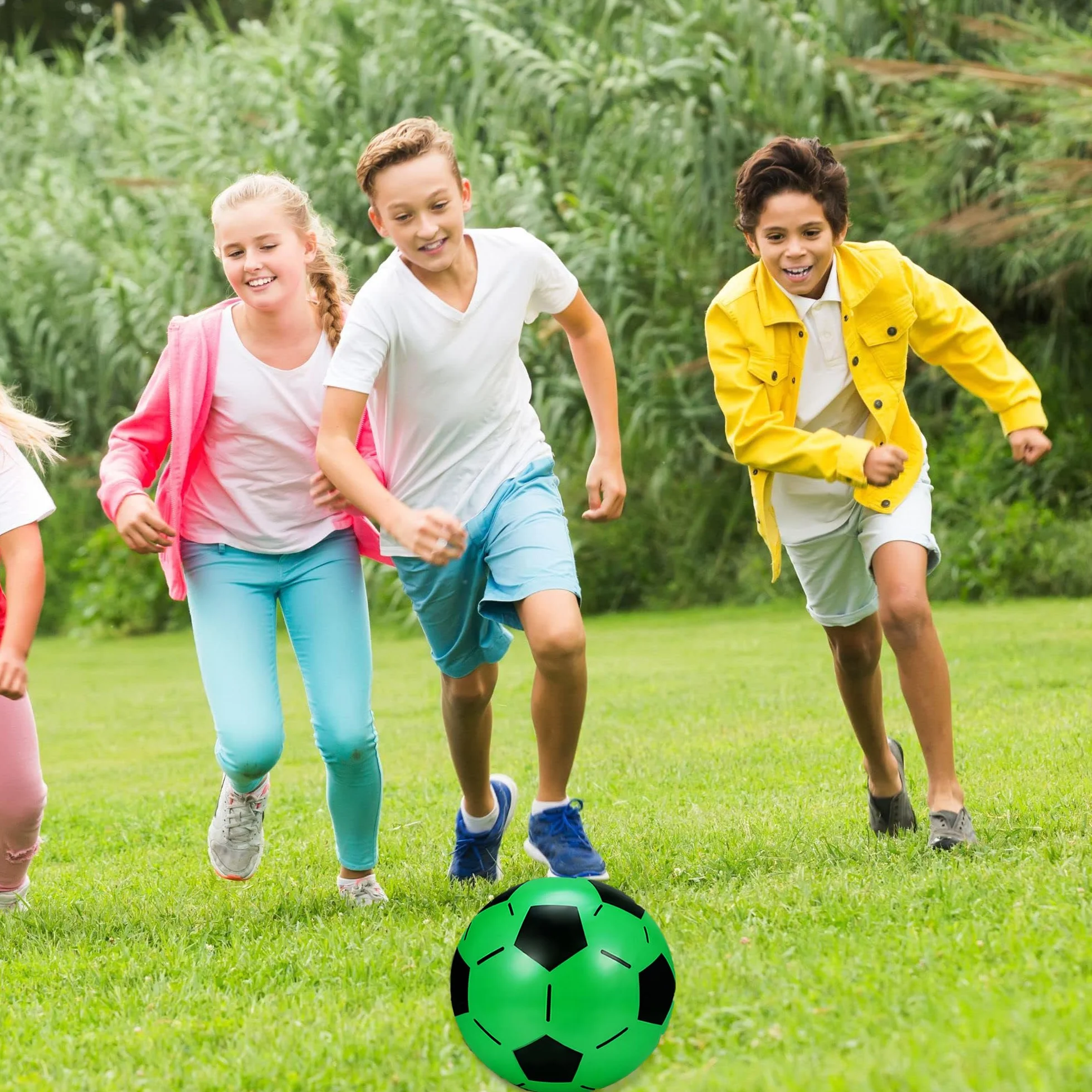 Balón de fútbol 20 cm 12 piezas plástico