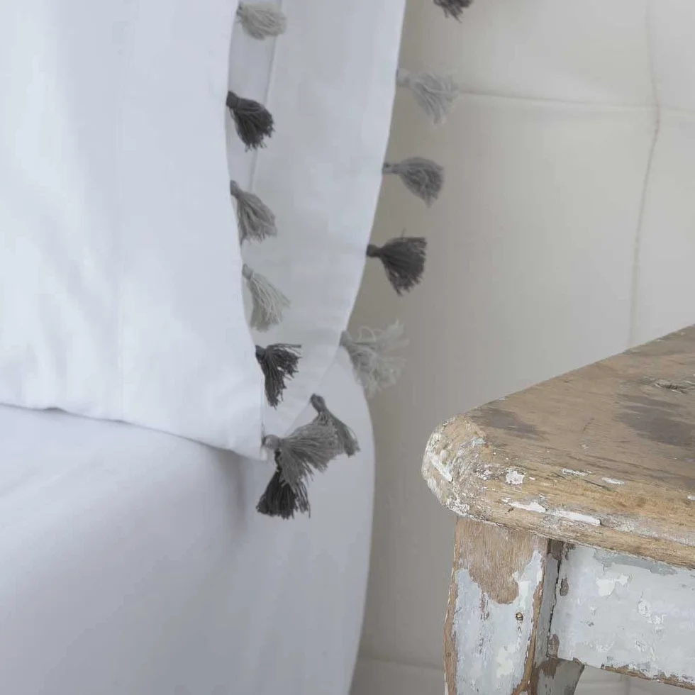 COTTON ARTean Juego sábanas Cama 180 Percal Algodón 200 Hilos EGA Blanco | Incluye 4 piezas: encimera, bajera ajustable, 2 fundas de almohada. Certificado OEKO-TEX