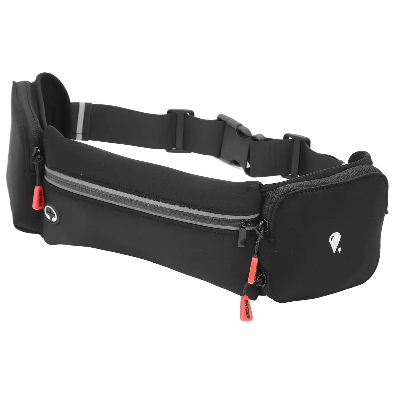 Cinturón de hidratación para Correr, Ligero y Transpirable con Soporte Ajustable para Botella, Manos Libres para Fitness, Running y Senderismo