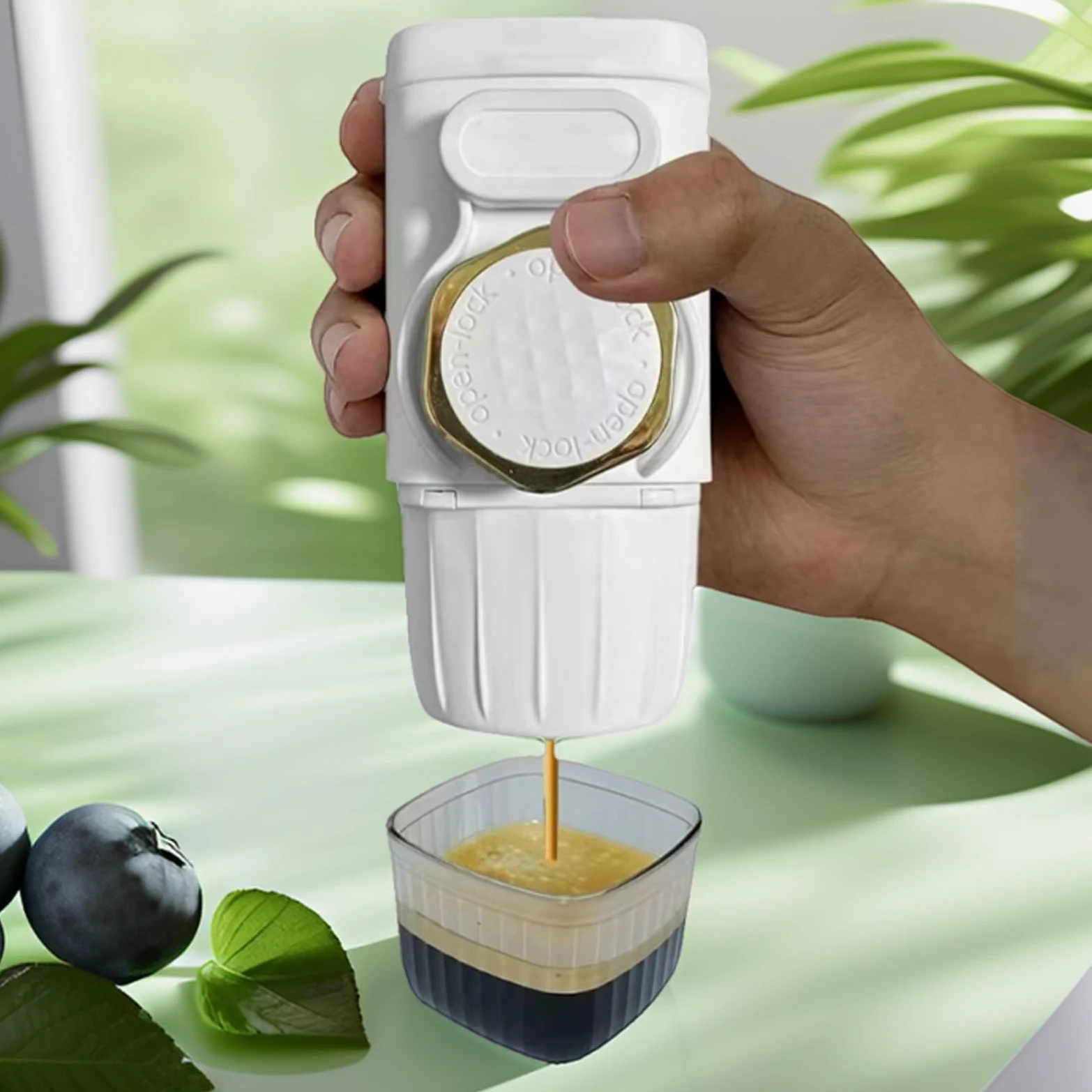 Bombas manuales de acero inoxidable para prensar café espressos para cápsulas de cerveza caseras al aire libre y prensa de café molido