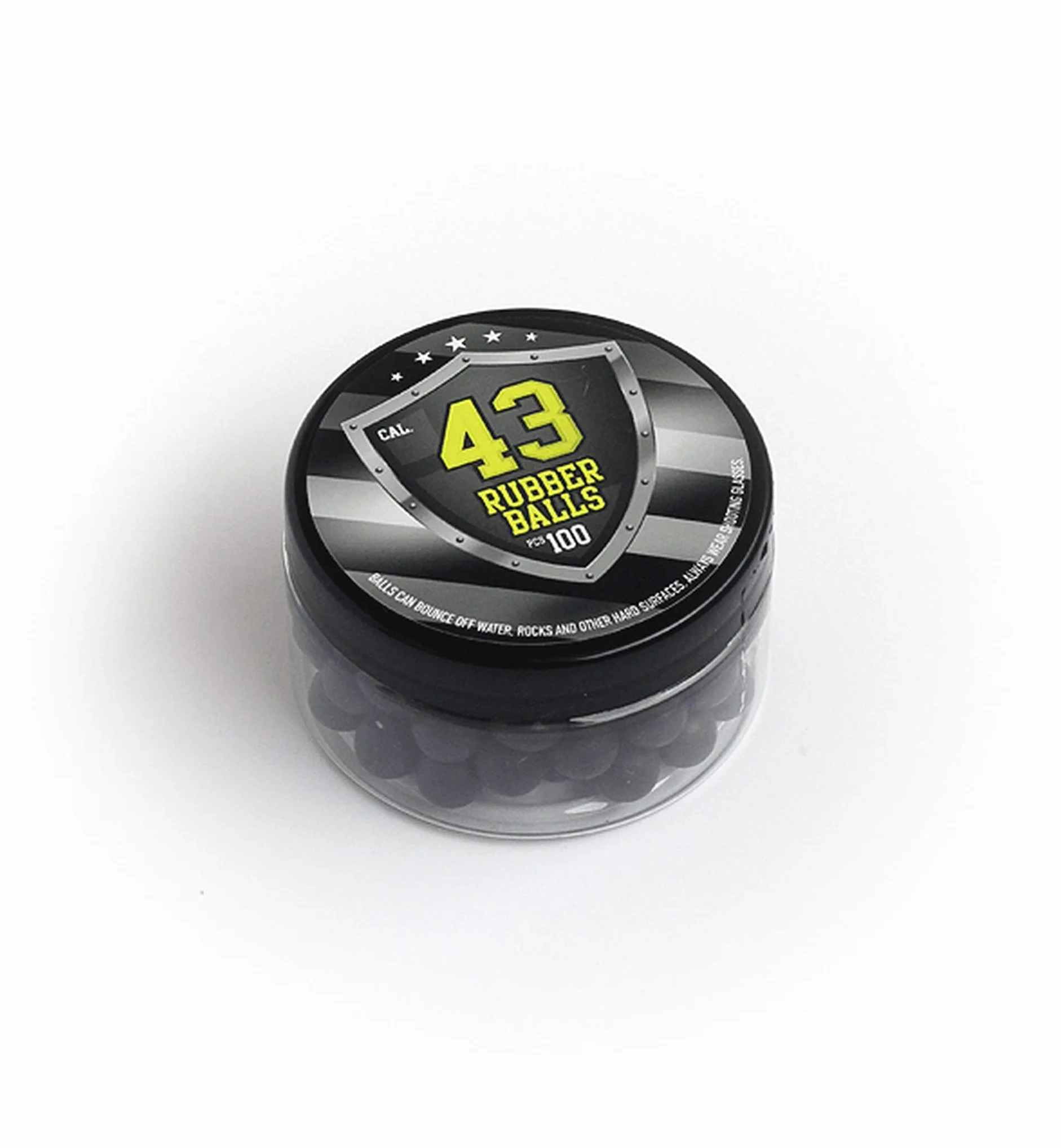 T4E RAM 43 Cal. Hard Rubber Paintballs Reballs for SSR 100 & M2 TMP1