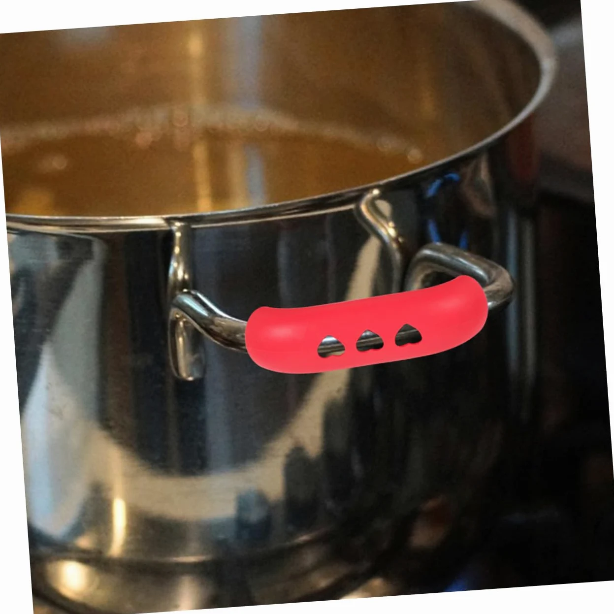 TOPBATHY Funda Aislante para Asas de Sartenes Resistente al Calor Antideslizante Juego de 80 Unidades en Rojo Gris Claro Negro y Azul para Ollas Cacerolas y Utensilios de Cocina