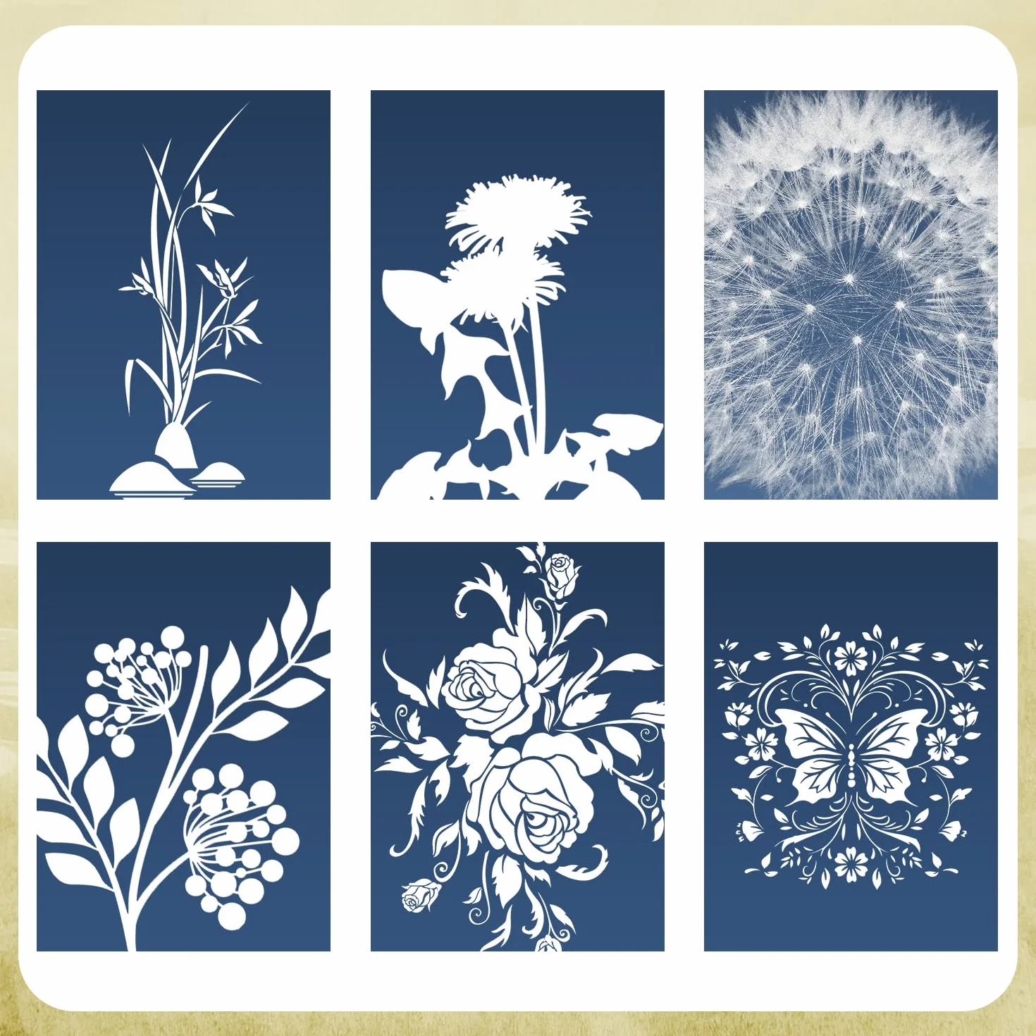 24 Hojas de Papel Cyanotype A5, Papel de Alta Sensibilidad para Kit de Cyanotype, Activado por Luz Solar para Fotografía, Educación Científica y Manualidades Creativas