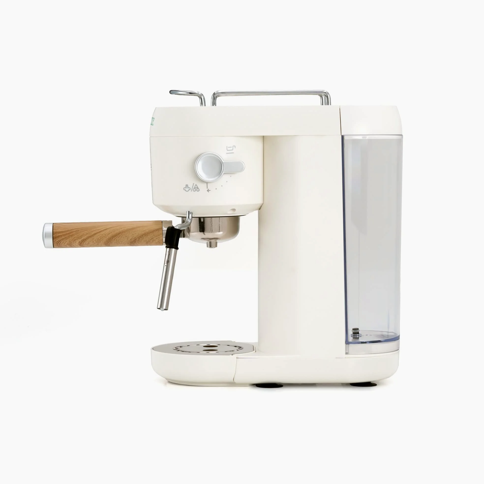 Cafetera Express Semiautomática Caprizze Hikari 1400 W 20 Bares con Vaporizador y Espumador USB incluido Color Blanco Mate