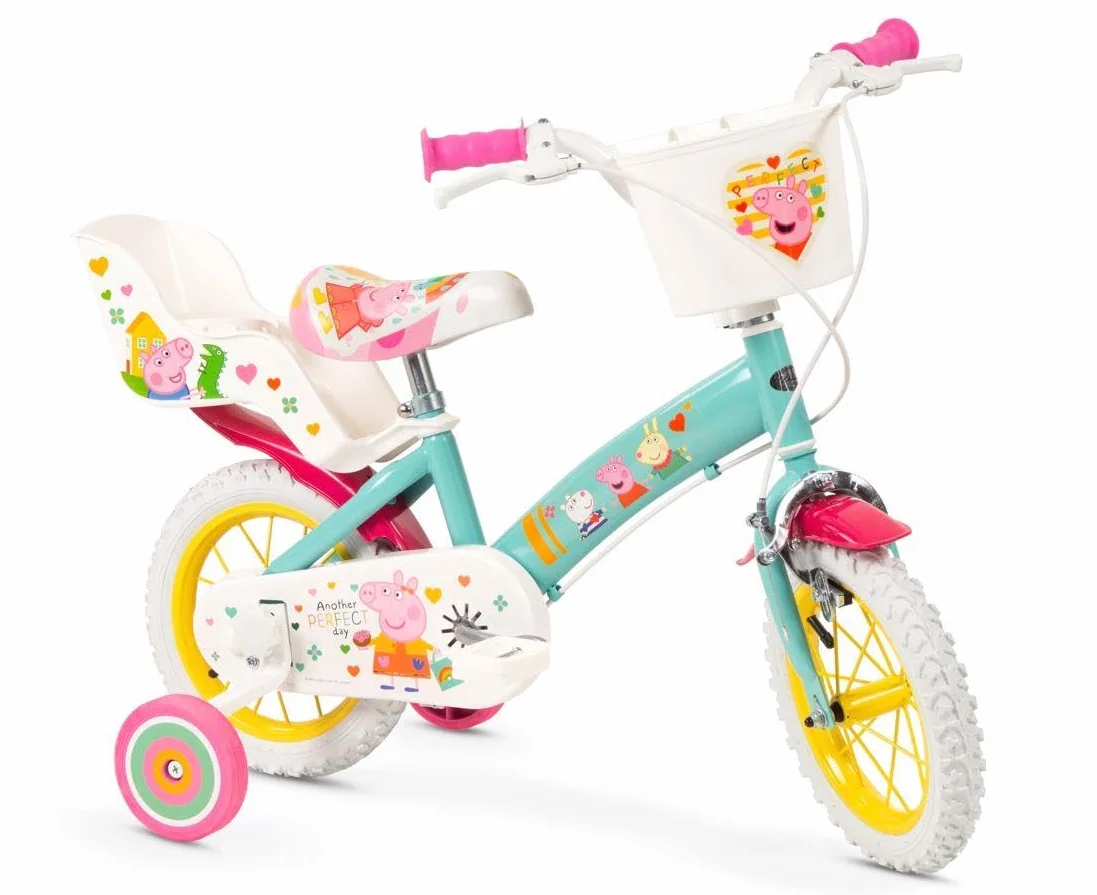 Bicicleta 12" Peppa Pig 3-5 años