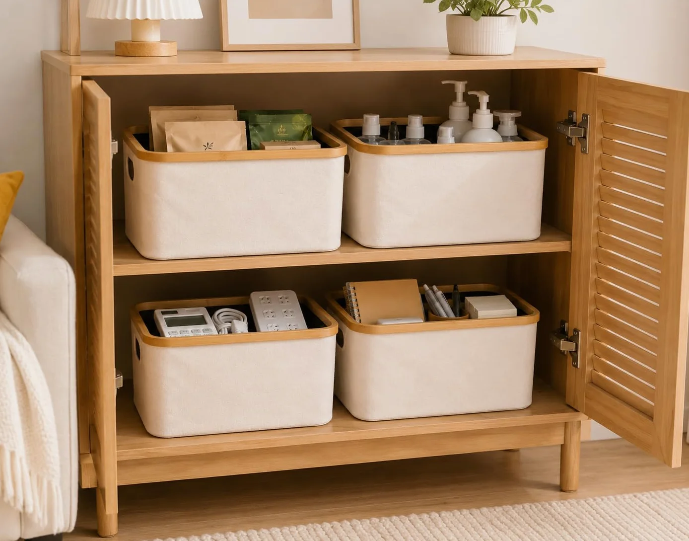Cesta plegable para la colada 30L - Cesta resistente al agua para ropa seca y mojada - Cesta para ropa y sábanas - ideal para lavandería, baño y dormitorio -RS22111-1 - 45x30x24.5cm-Blanco