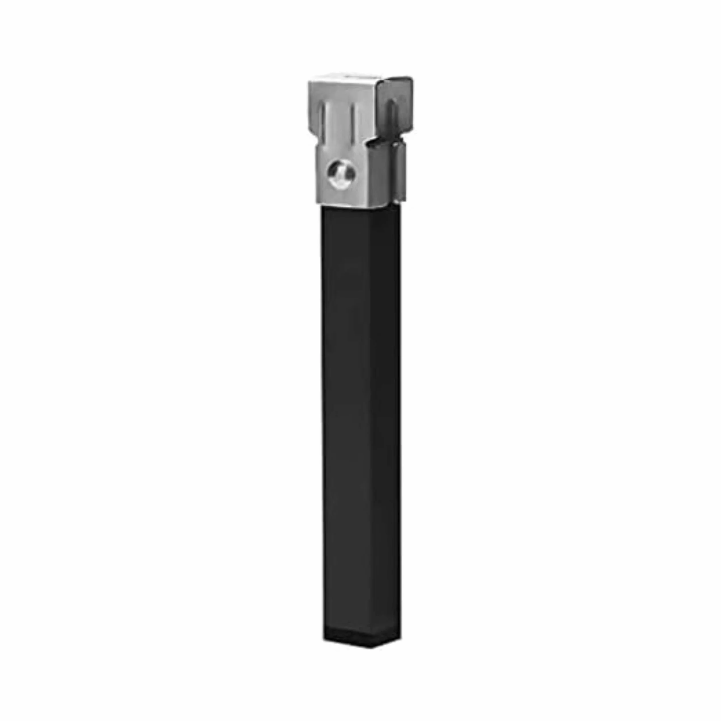 Miroytengo Juego de 6 Patas Cuadradas 25 cm Metálicas con Abrazadera para Somier Tubo 30x30 mm