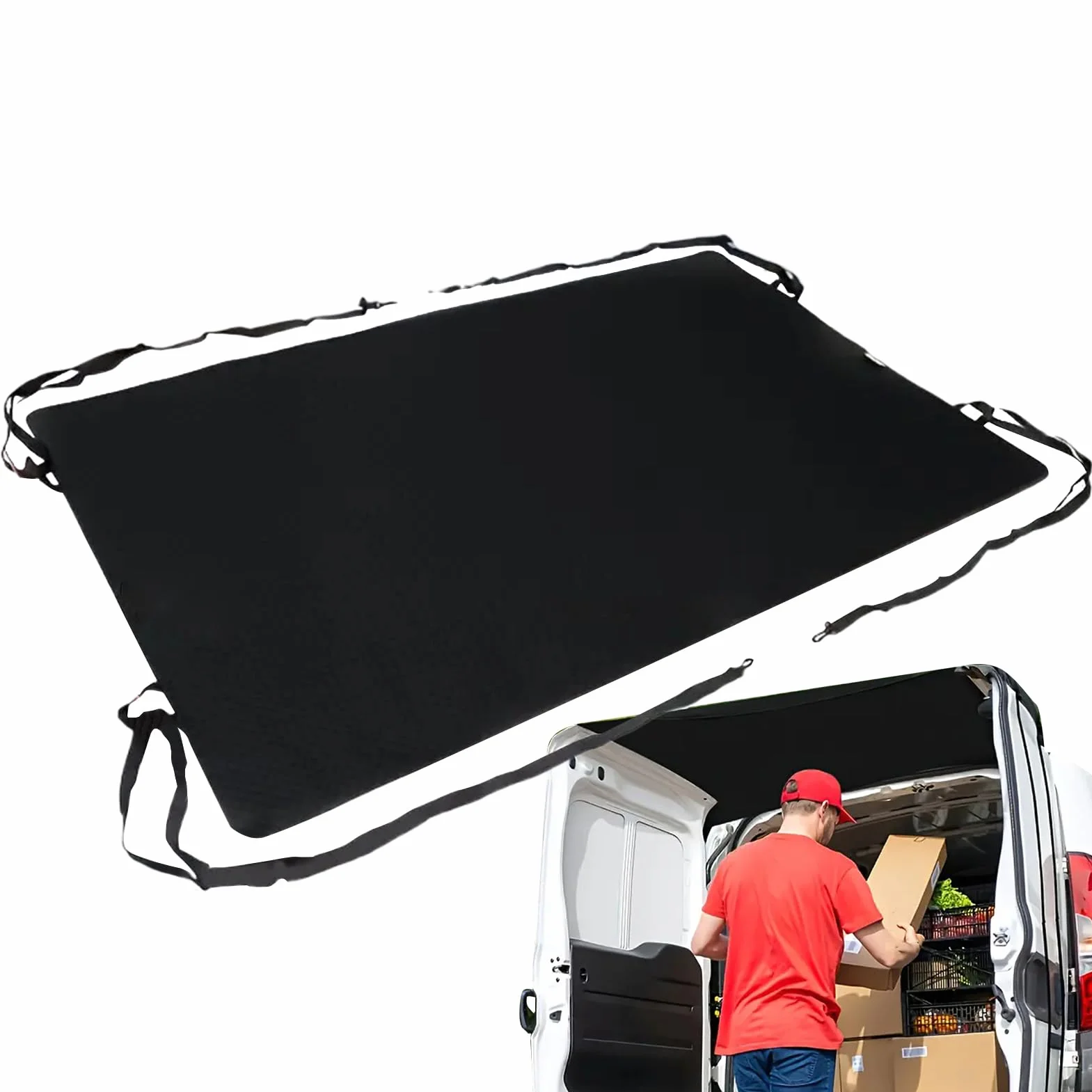 Toldo para Puerta Trasera de Furgoneta Impermeable para Acampada Picnic Autocaravana
