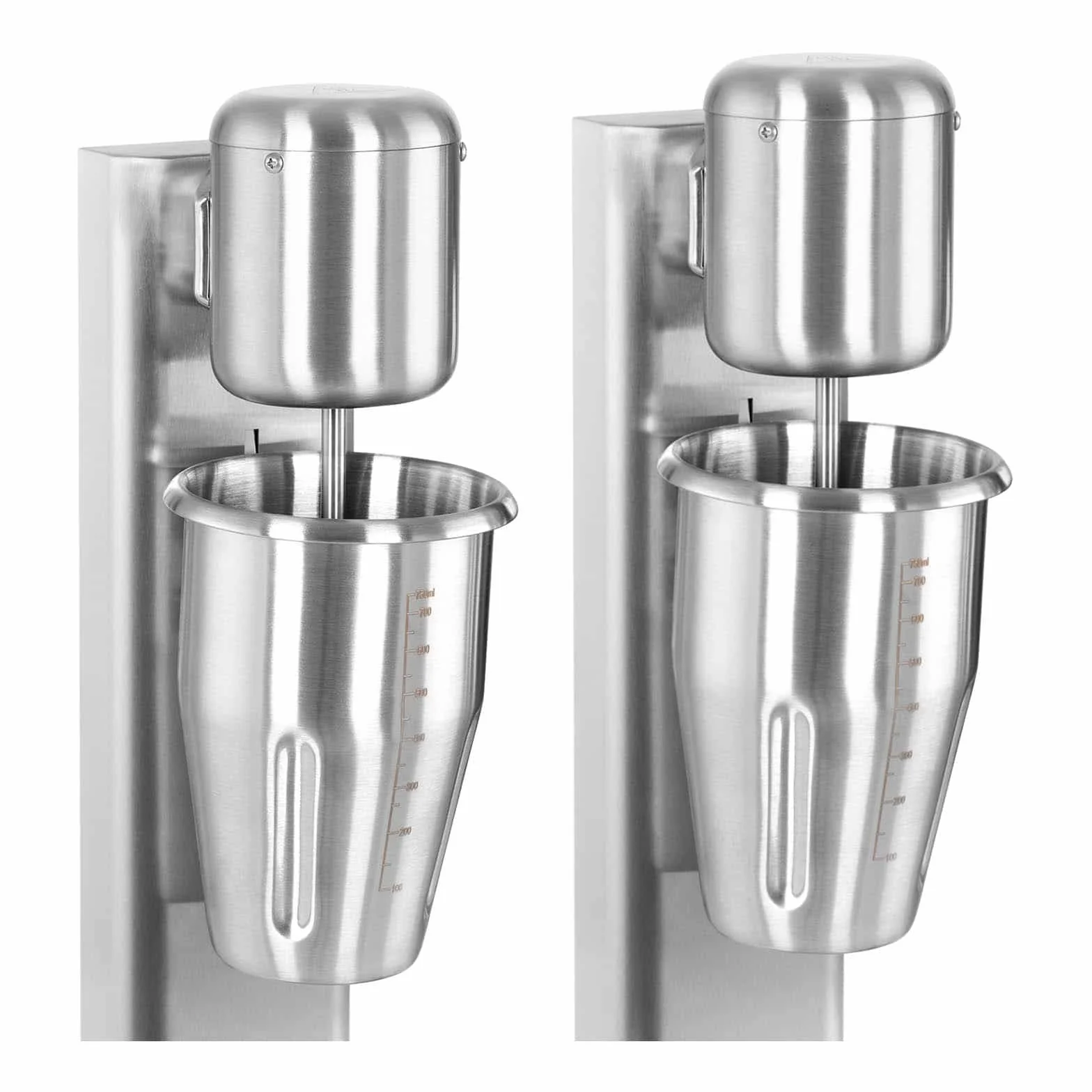 Royal Catering Batidora de Batidos Mezclador RCPMS-160S (Hasta 15.000 rpm, Doble: 2 x 1 L, Carcasa en acero inoxidable)