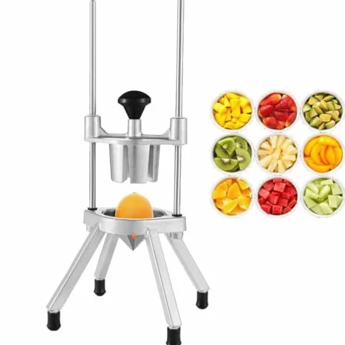 Cortador de cuña de limón y lima, cortador de verduras y frutas de grado comercial para patatas, tomates, cebollas, cortador de cocina perfecto