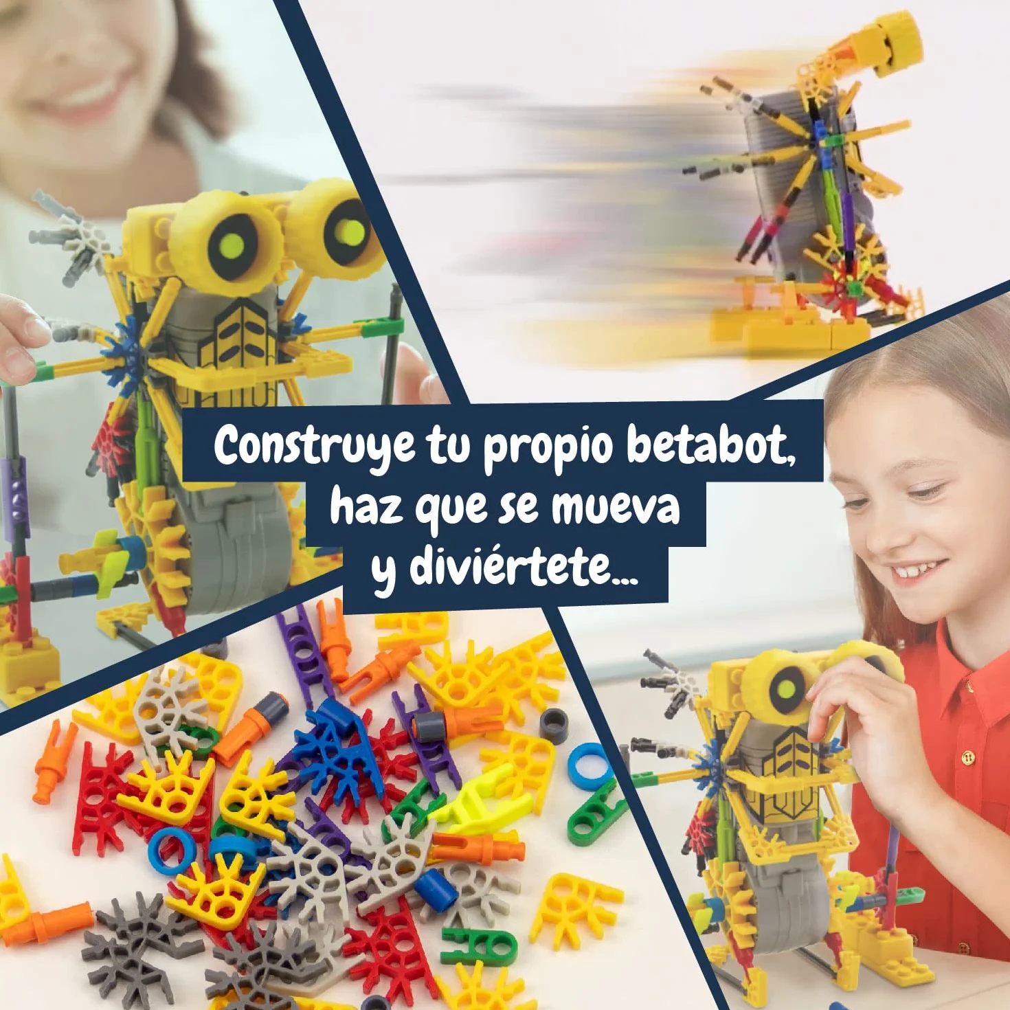 Science4you Robotics Betabot - Kit Robotica de 125 Piezas, Construye tu Robot Interactivo, Juegos de Construcciones, Juguetes de Montar, Regalos para Niños y Niñas de 8 9 10+ años