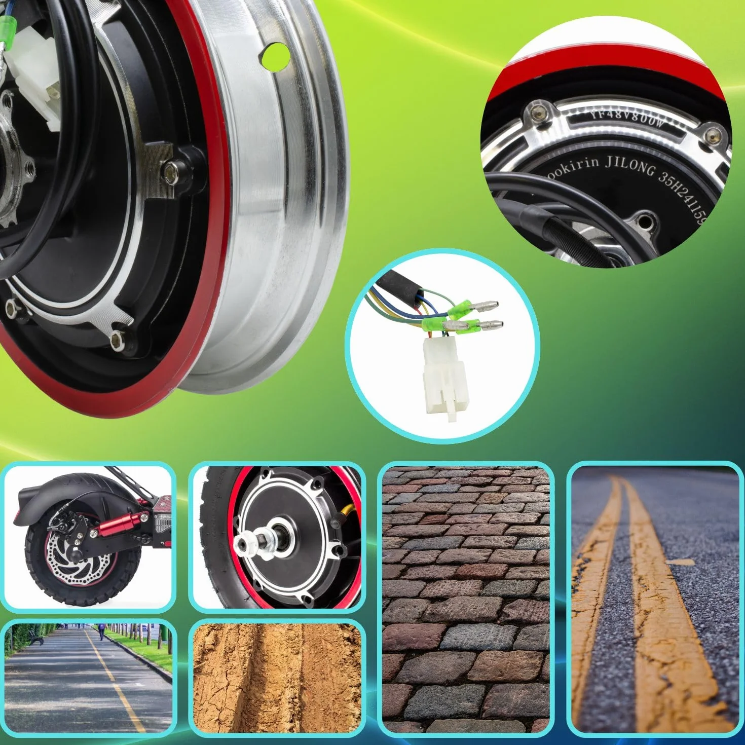 Motor trasero compatible con patinete eléctrico Kugoo M4/M4pro