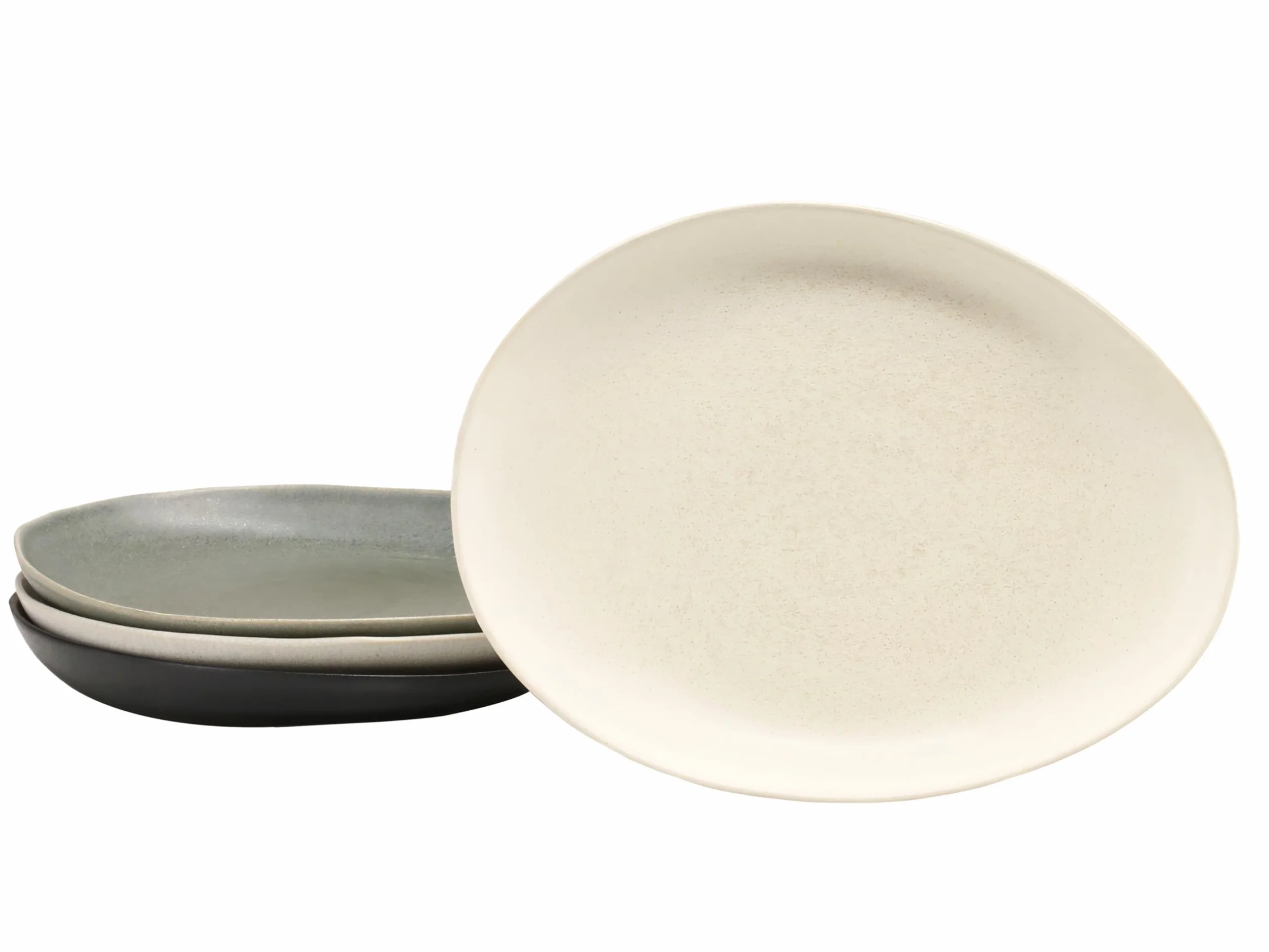 CreaTable, 22139, series PIETRA, disheset, plate set 4 pieces