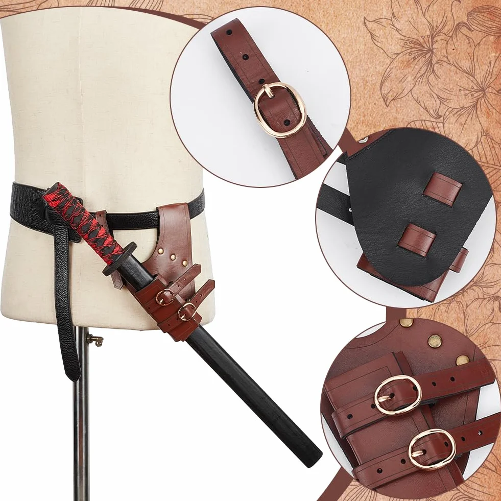 Funda de Cuero para Espada Medieval Saddle Brown NBEADS