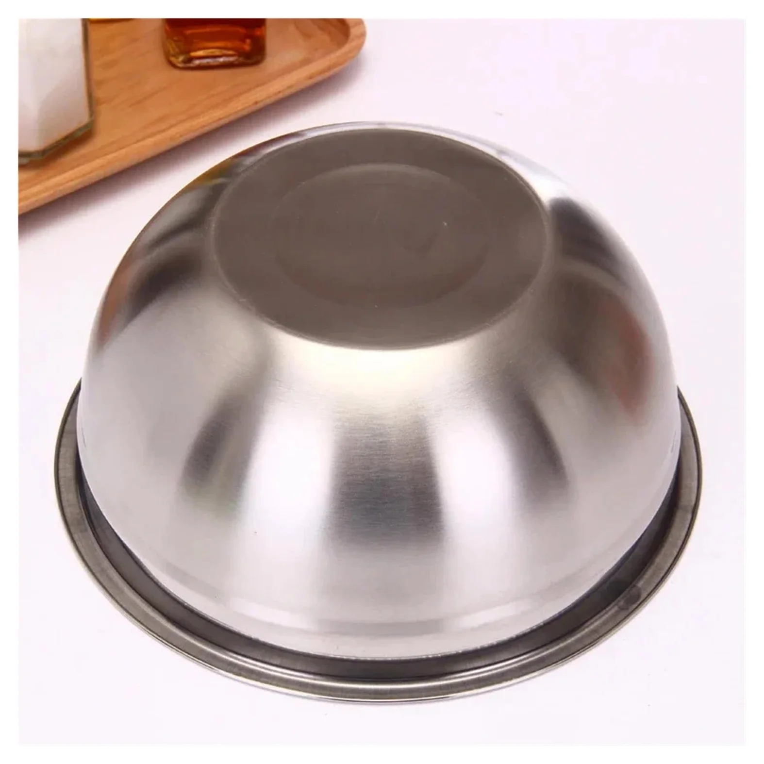Tazón Para Mezclar Juego de tazones for mezclar acero inoxidable | 7 juegos de ensalada de frutas for cocinar 18 20 22 24 26 28 30 cm(Mix2)