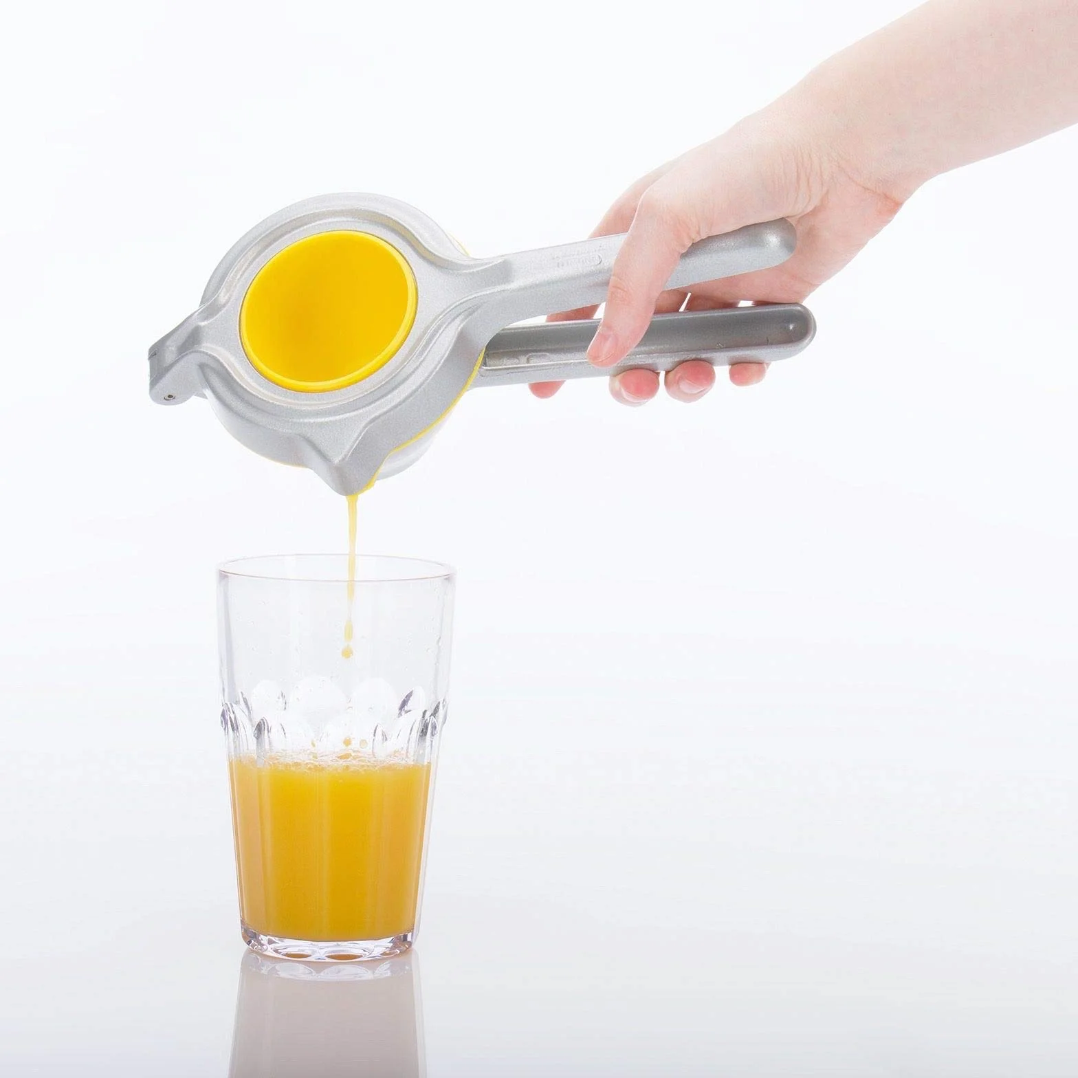 Westmark Exprimidor de zumo aluminio plástico apto para alimentos plateado amarillo