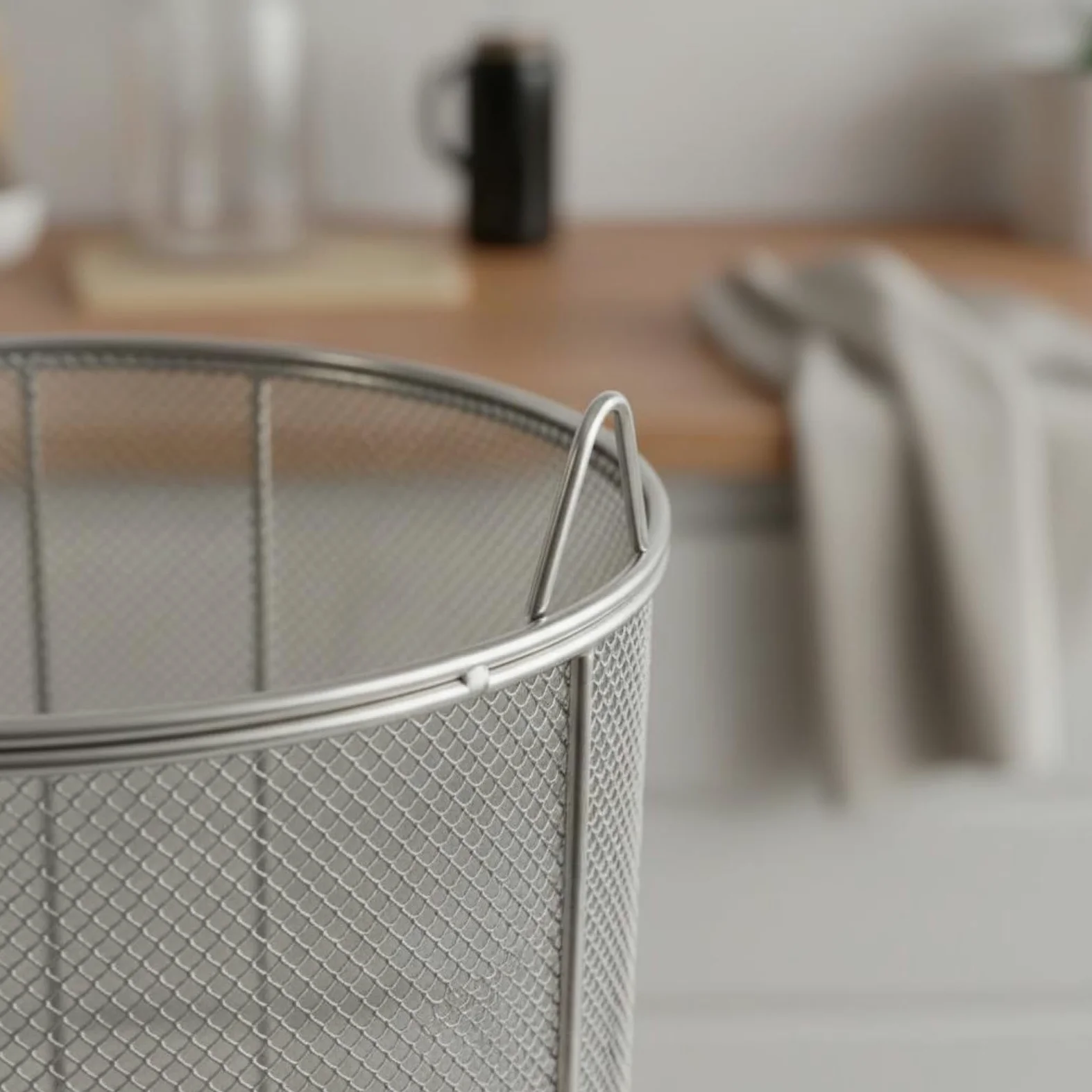 Colador de Acero Inoxidable para Bebidas Fermentadas Filtro Alargado Canasta Fuerte y Malla Precisa Adecuado para Cocina Familiar y Elaboración de, 18CM, size to 2