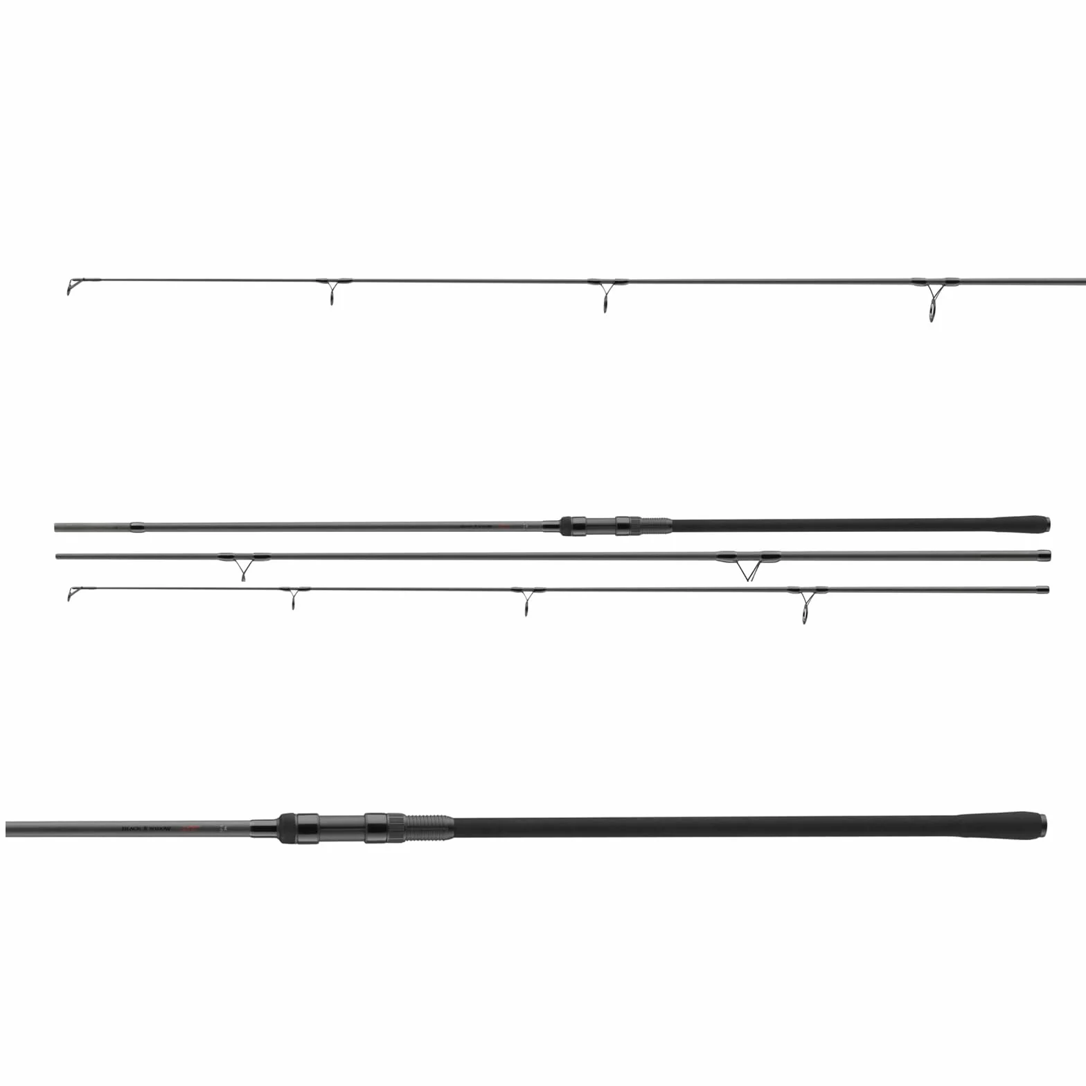 DAIWA Black Widow XT Carp 3,60 m 12 pies 3,00 lbs 3 secciones caña de pescar para carpas