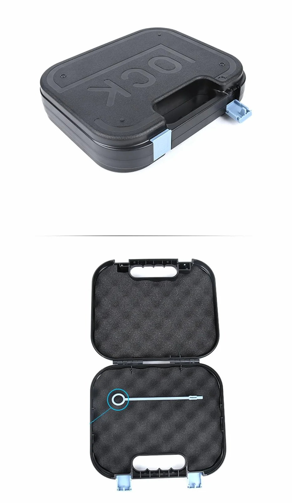 MASUNN Caja de Herramientas Plástico para Almacenamiento al Aire Libre