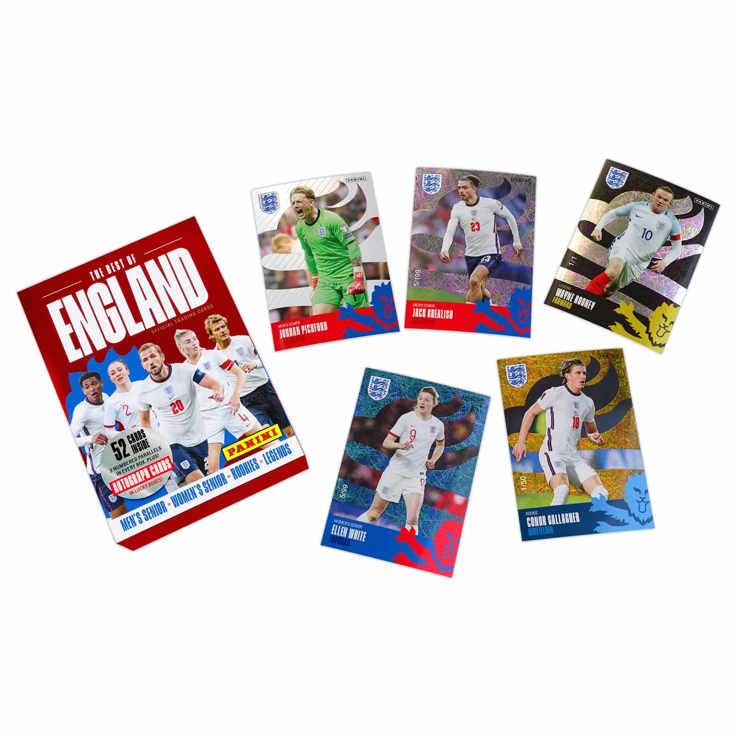 Panini El Mejor Juego de Tarjetas Coleccionables Oficial de Inglaterra FAENG