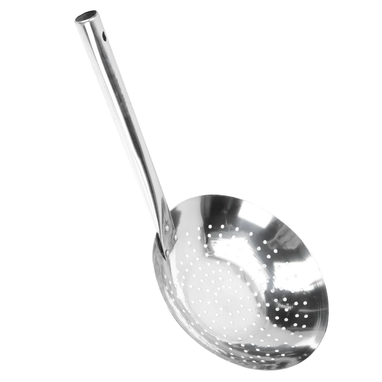 Colador de Acero Inoxidable para Cocina Herramienta Multifuncional Resistente al Calor para Escurrir Pasta Frituras y Verduras Utensilio Práctico para Uso Doméstico