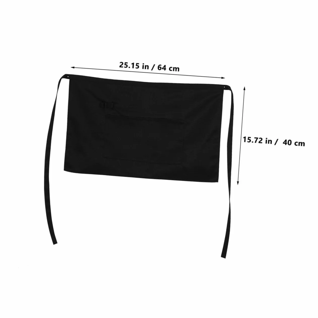 ABOOFAN 5 Piezas Delantal Corto con Bolsillos para Teterías y Cafeterías Unidades para Personal de Servicio y Restaurantes