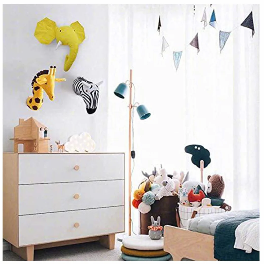 Cebra de Peluche Colgante para Pared Decoración Infantil SouiWuzi