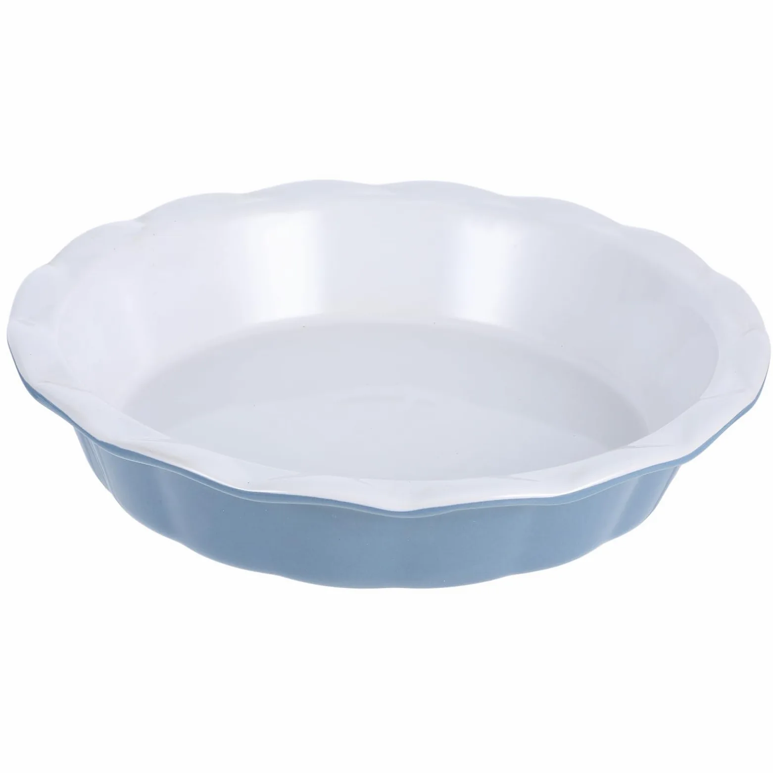 Sosoport Molde para Hornear Tartas de Cerámica Redondo, Antiadherente y Fácil de Limpiar, Fuente Profunda Adecuado para Pizza y Pastel de Calabaza en Cocina